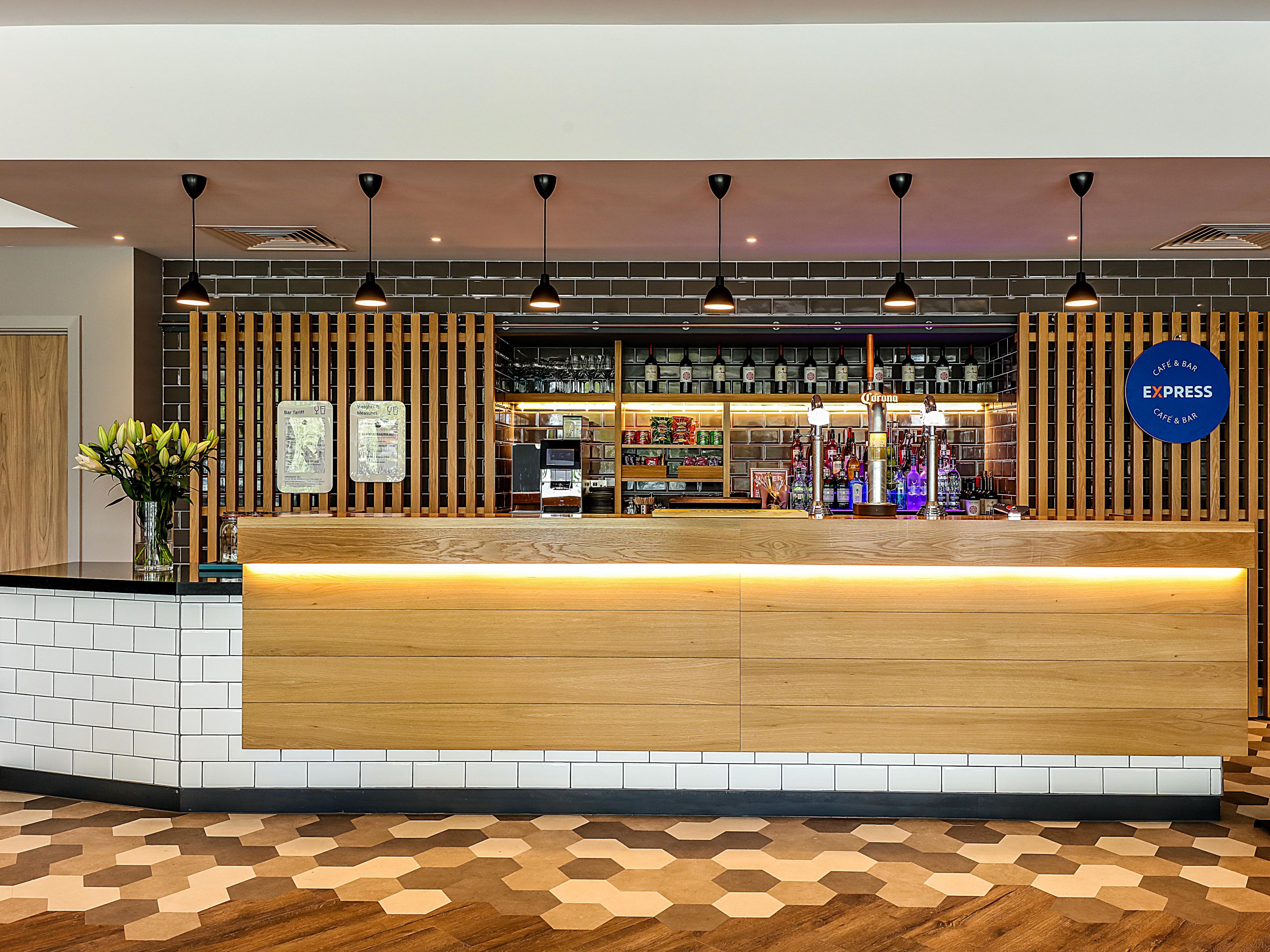 Thirsty? Grab a pint or refreshing gin & tonic from the bar.