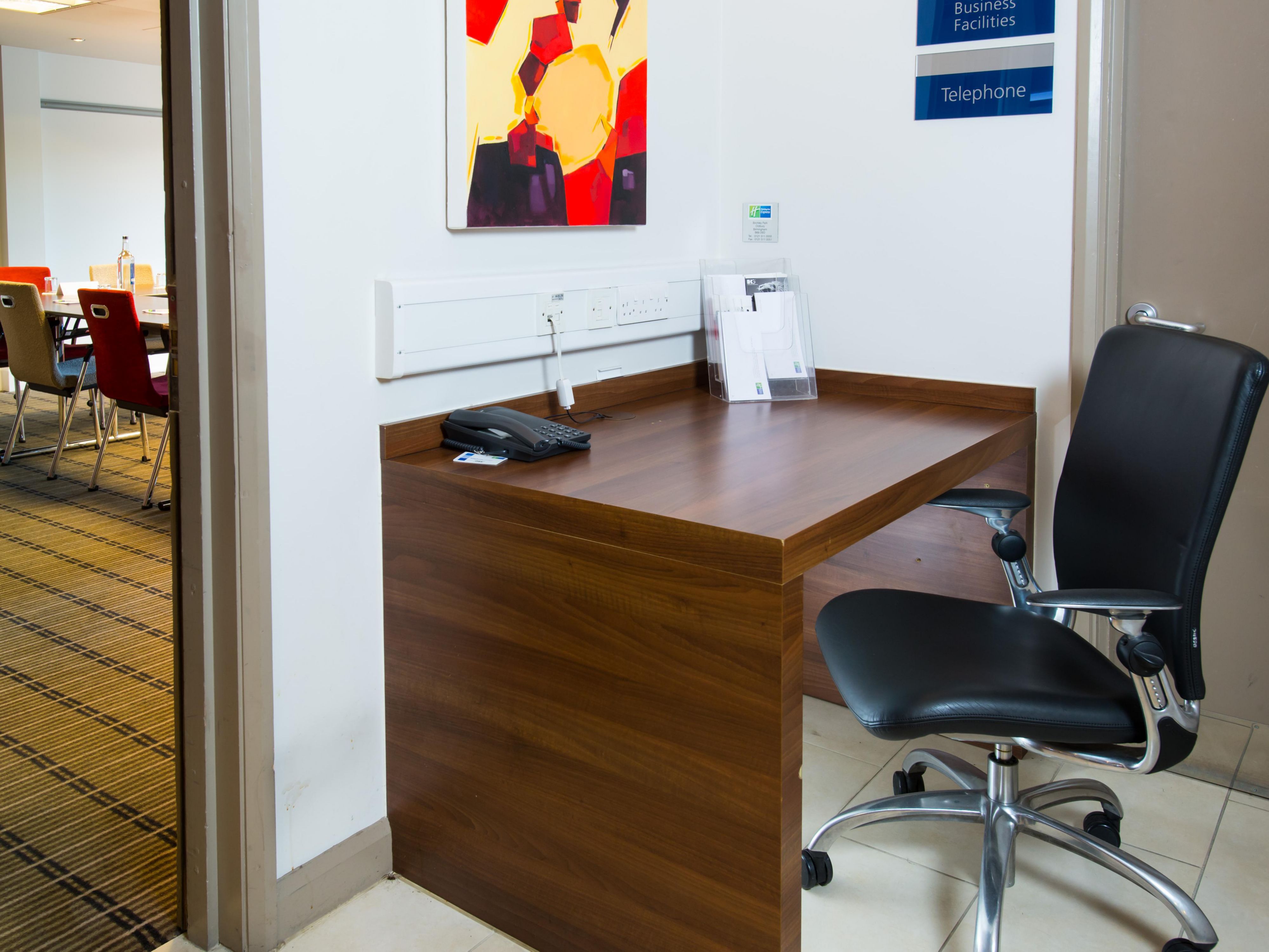 Our Business Center is opposite Reception