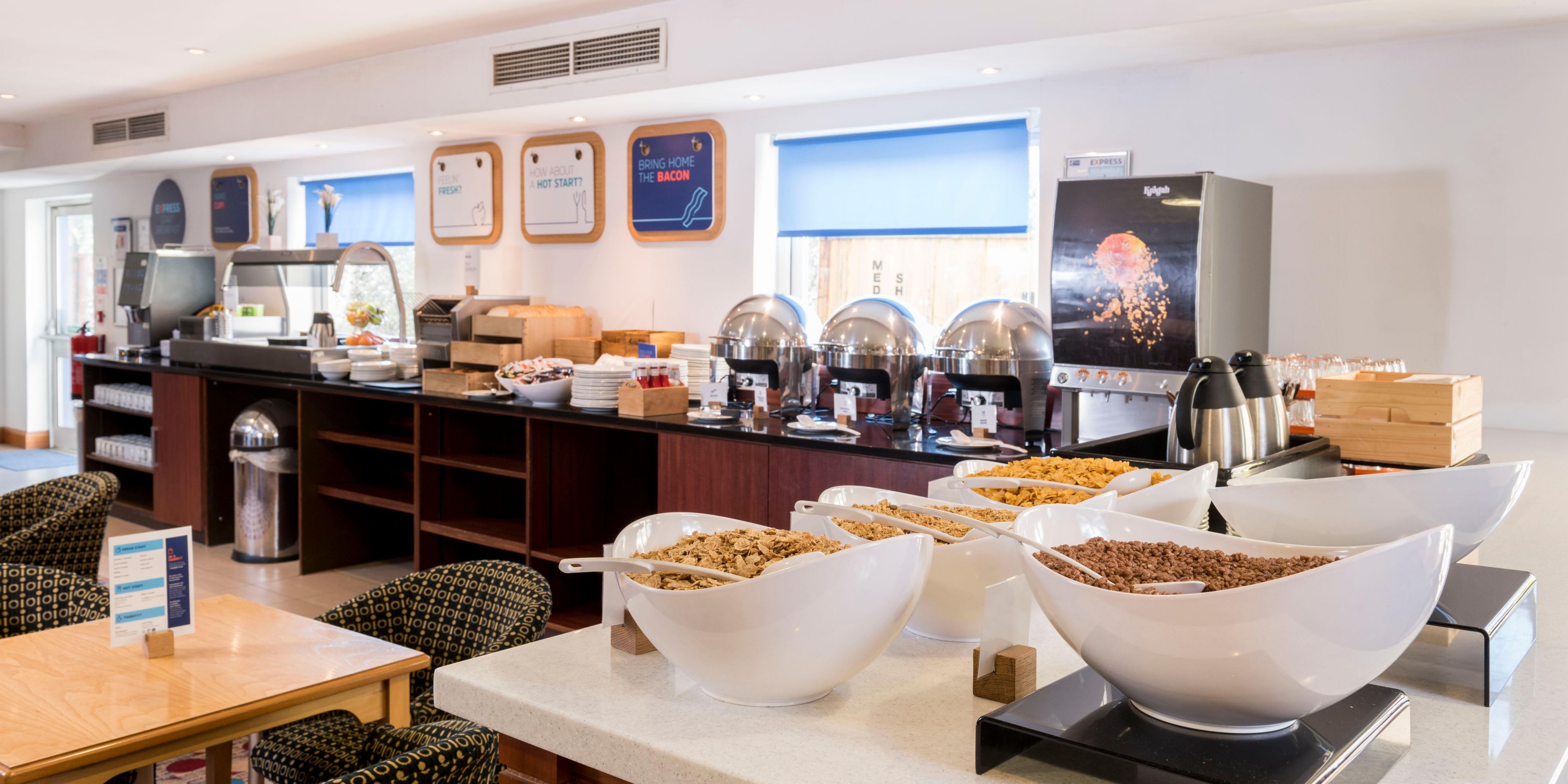 Here at Holiday Inn Express Birmingham Star City, we're committed to providing all our guests with a great start to the day with a special Express Start Breakfast.