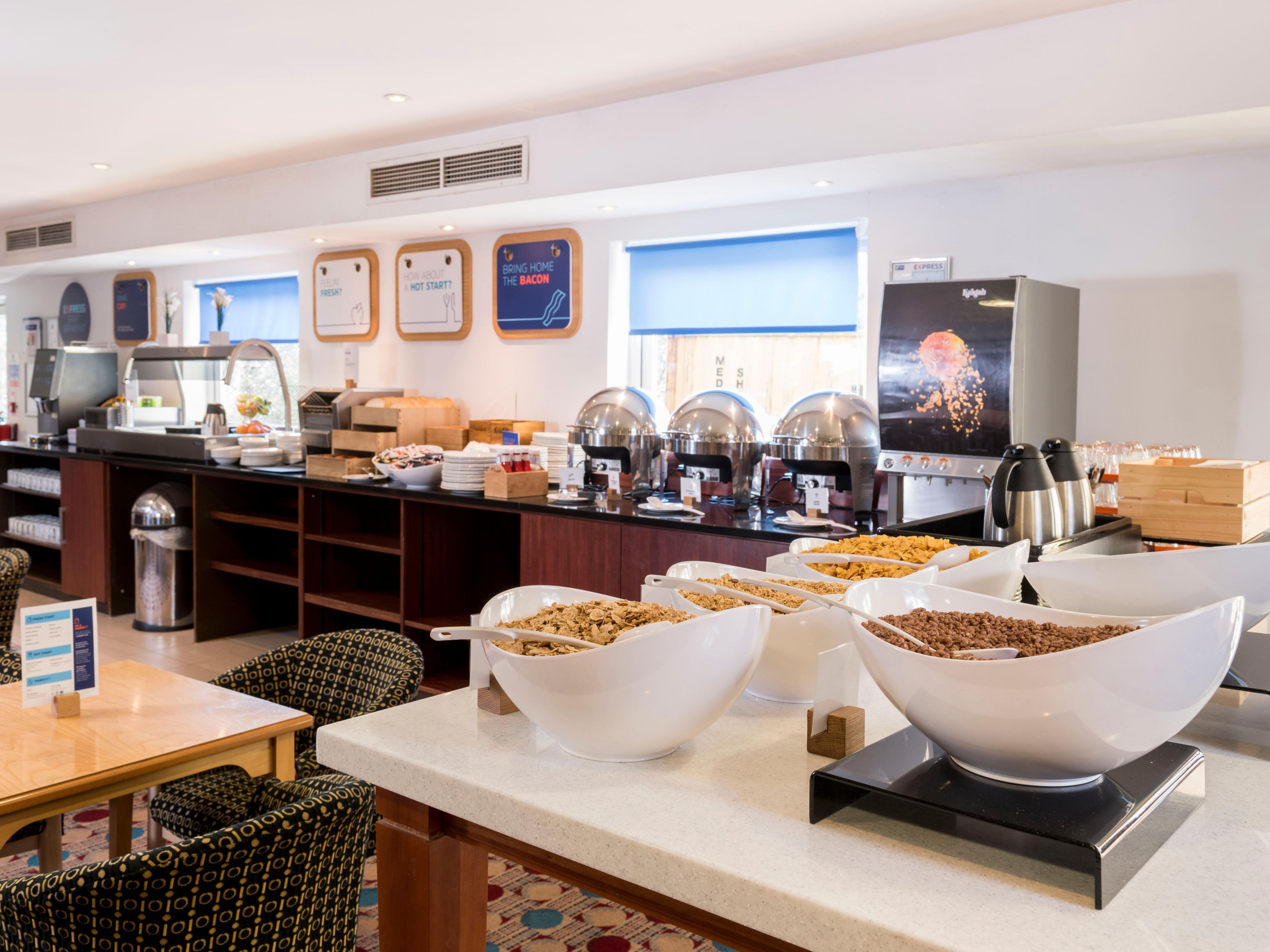 Here at Holiday Inn Express Birmingham Star City, we're committed to providing all our guests with a great start to the day with a special Express Start Breakfast.