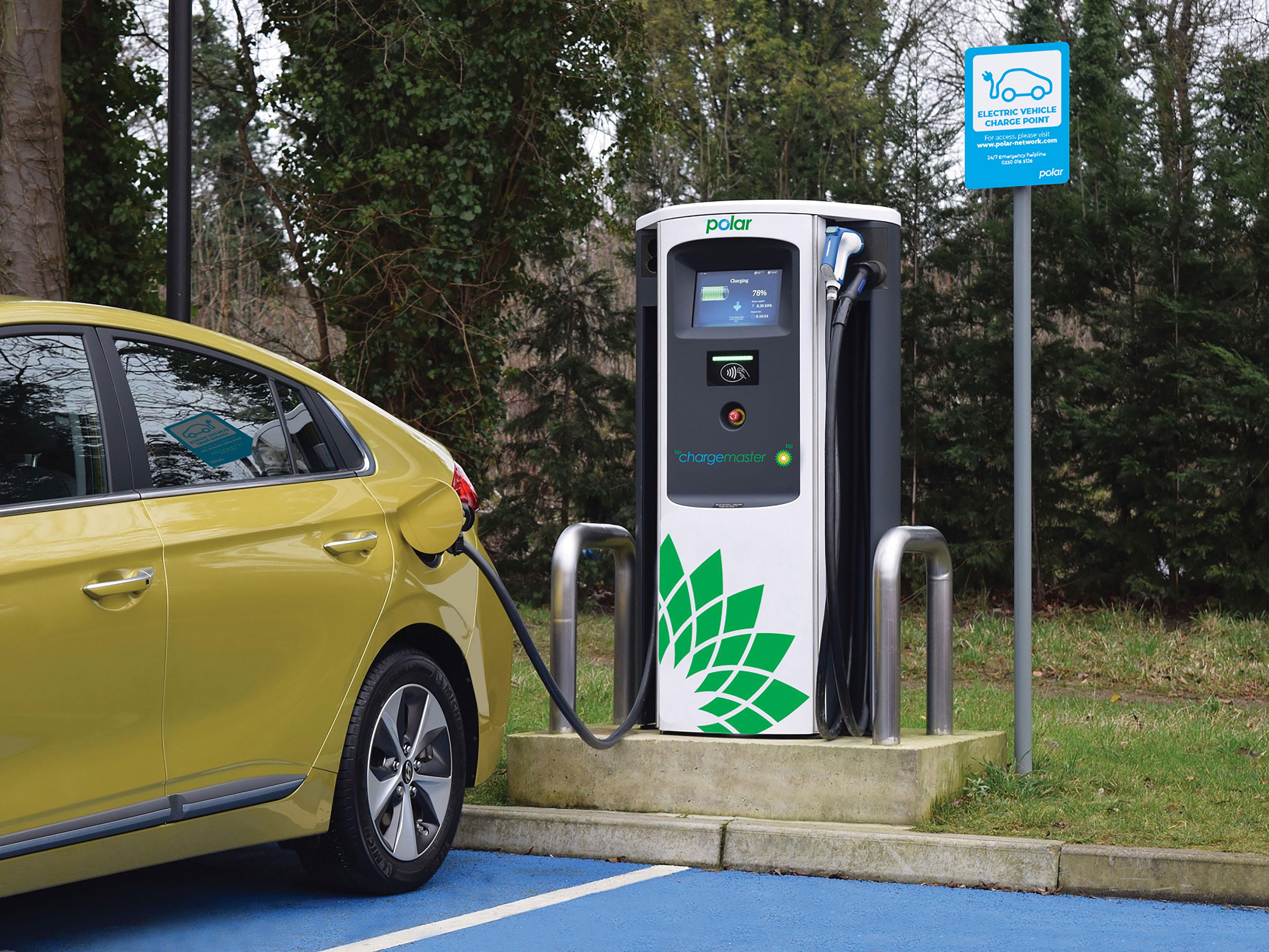Need some charge? We have a POLAR electric vehicle charging point