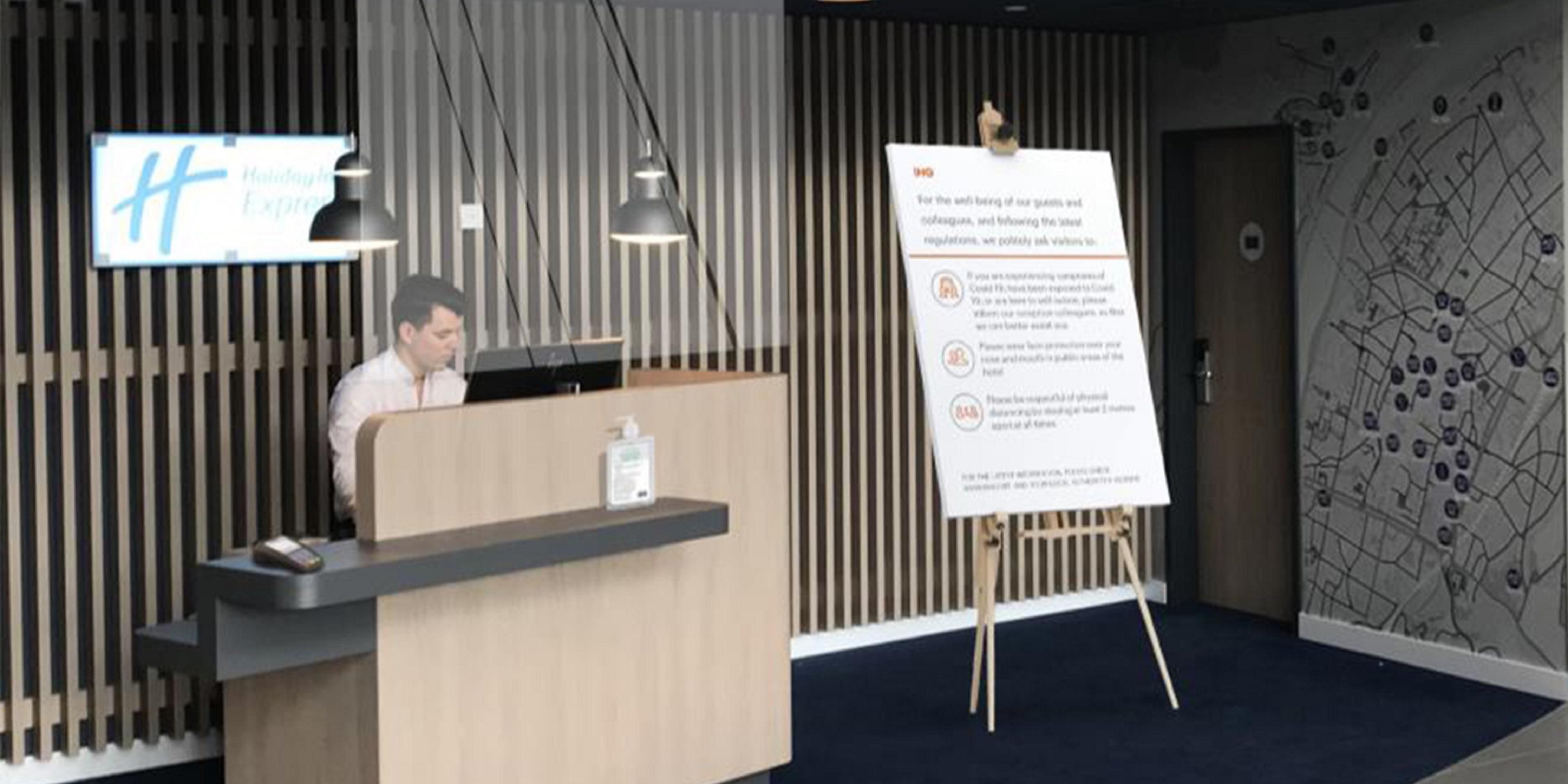 The safety of our guests and employees is our number one priority and we would like to re-assure you that measures are in place to provide a clean, safe and welcoming environment in our hotel. Find out more by clicking 'Learn More' below. 