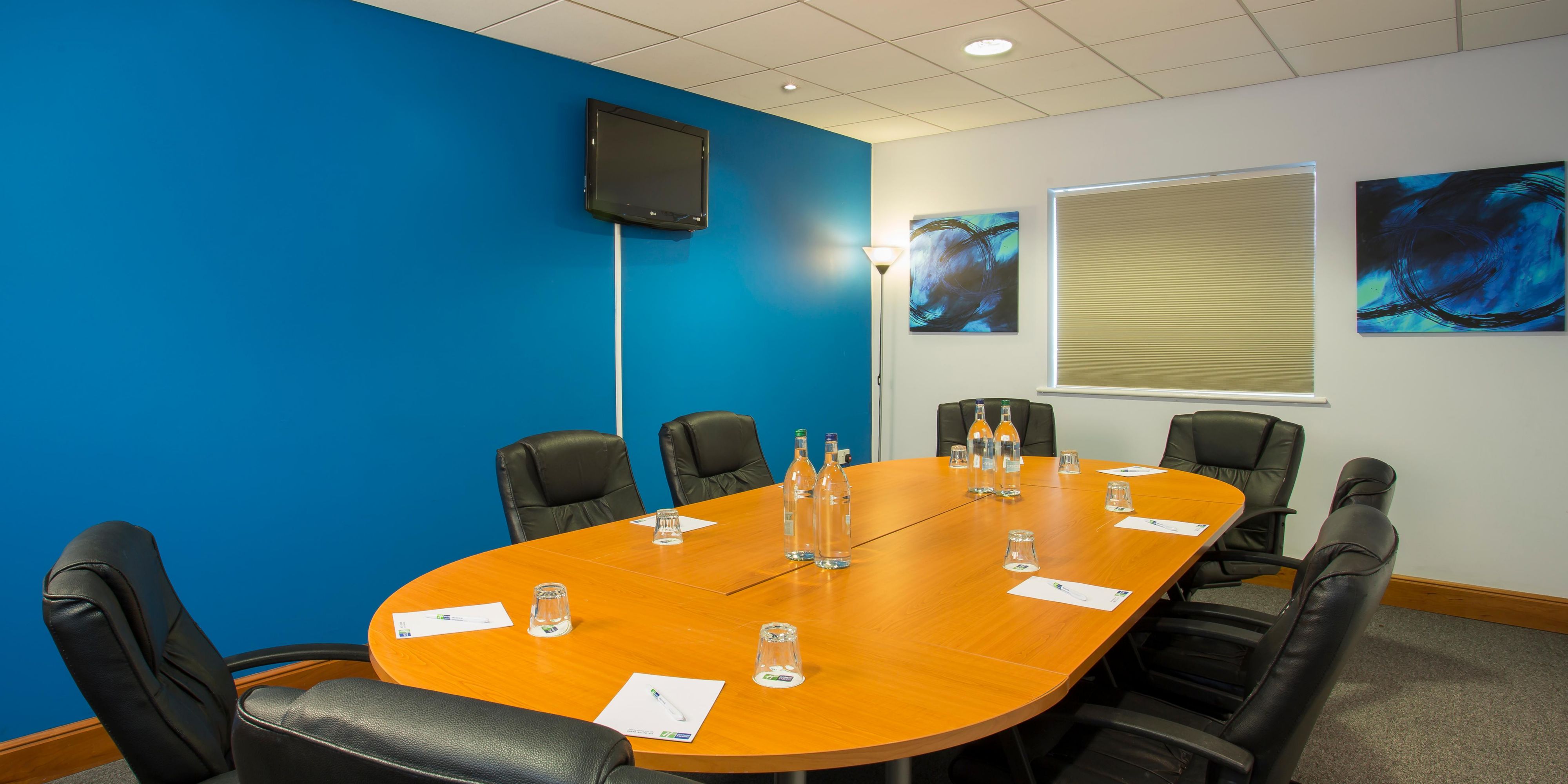 Are you looking for a space to host your next meeting or presentation? A space that is not only stimulating but also professionally equipped. Look no further than Holiday Inn Express Braintree.

We offer 2 separate rooms with a maximum capacity for 12 delegates in each.