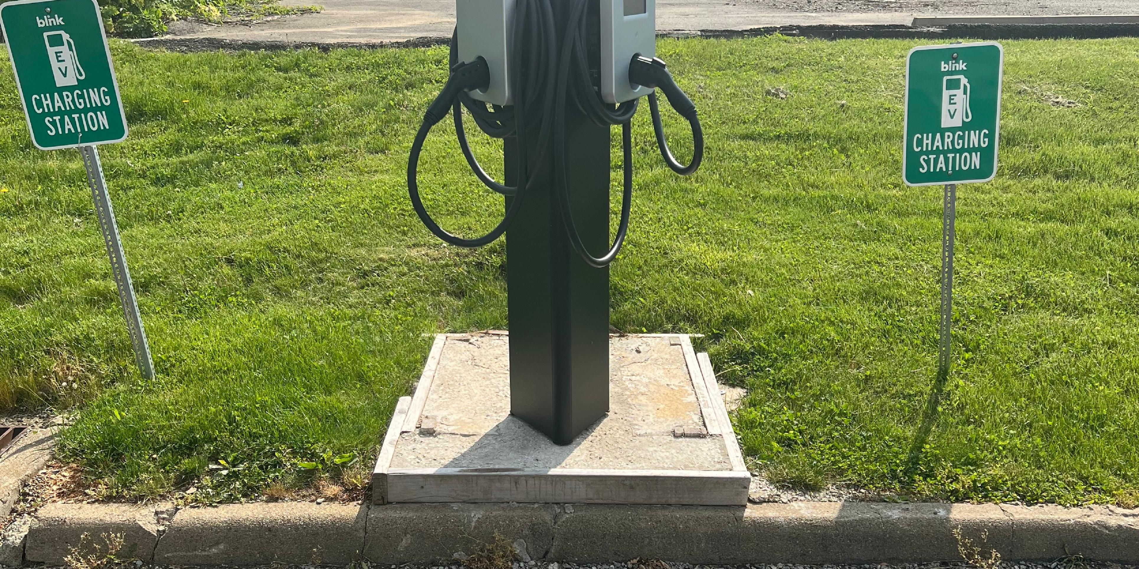 Dual Electric Car Charger is available for our guest in our parking lot for convenience of our guest to charge car while enjoy their stay with us. 