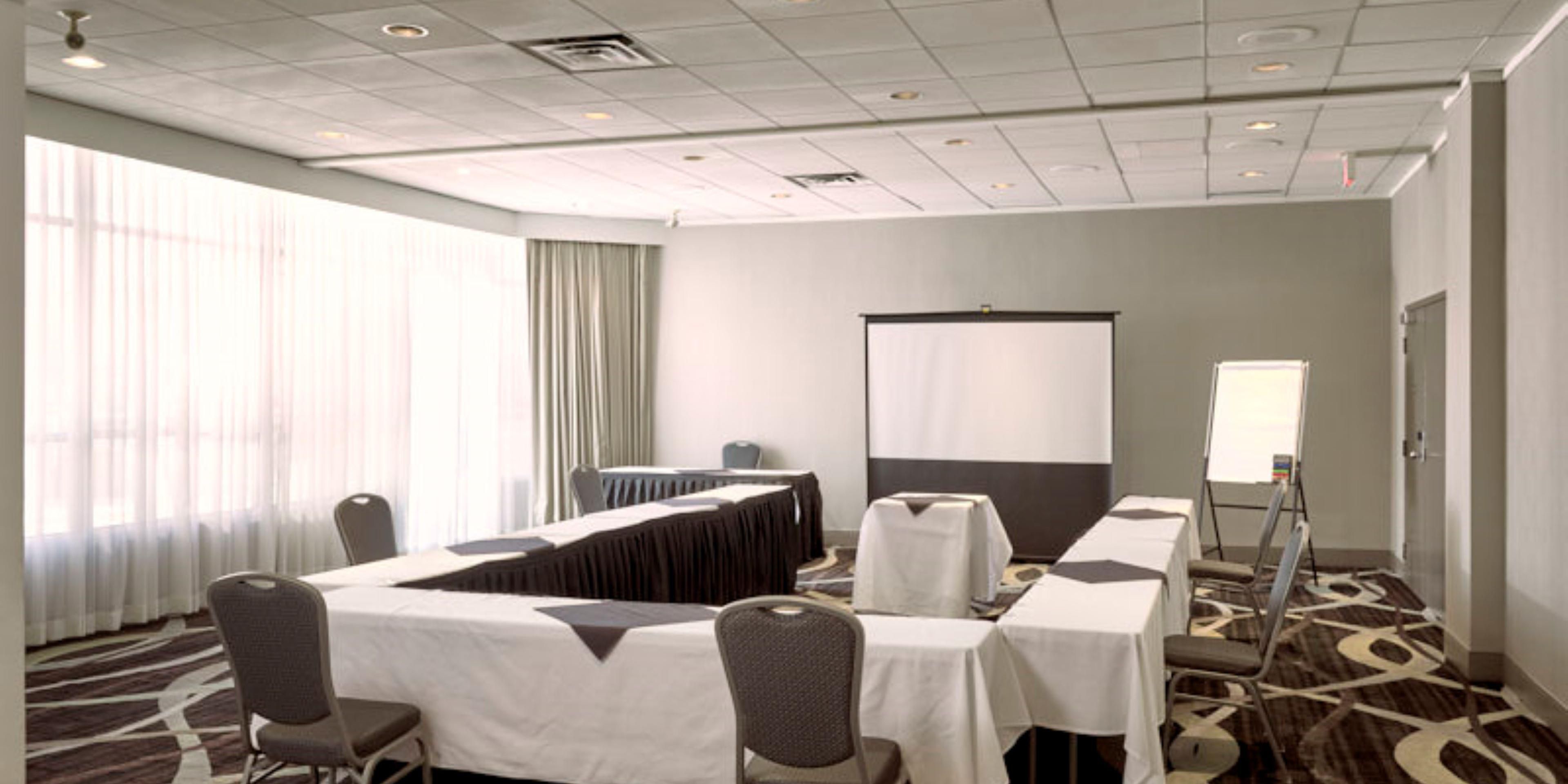 We're committed to high levels of cleanliness. That means, clutter free event spaces and an experience that supports the wellbeing of your attendees. We'll make sure your event is just right. Ask us today about our Meeting with Confidence offer and IHG Business Rewards Points for Planners and Bookers.