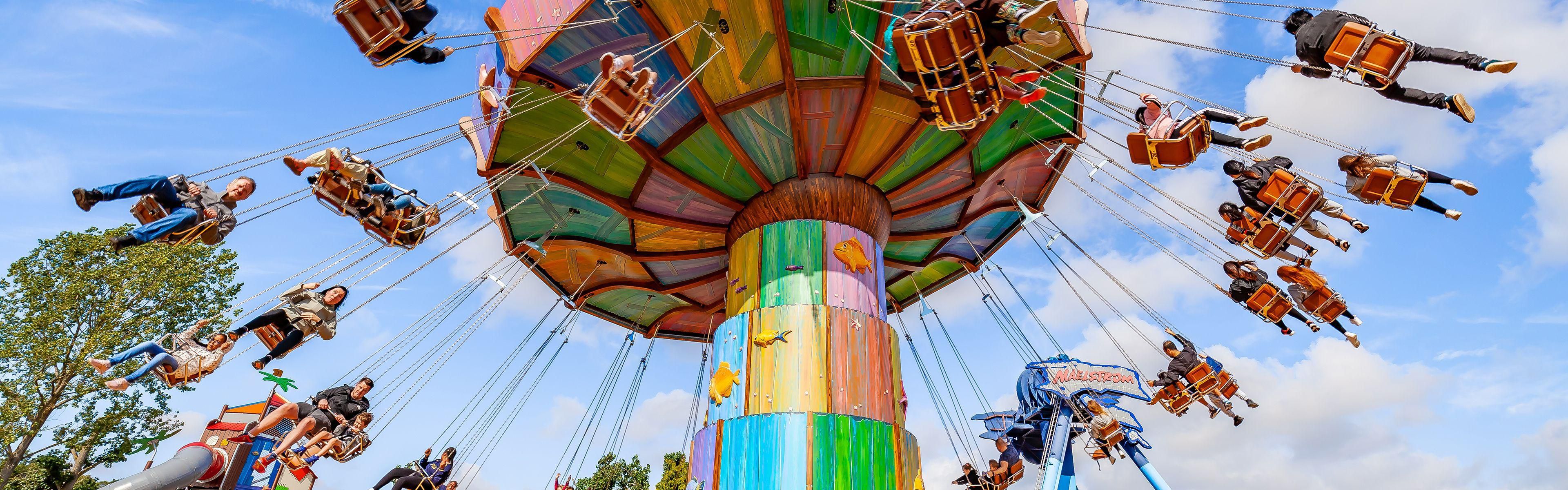 Stay steps from Drayton Manor thrills for your family getaway