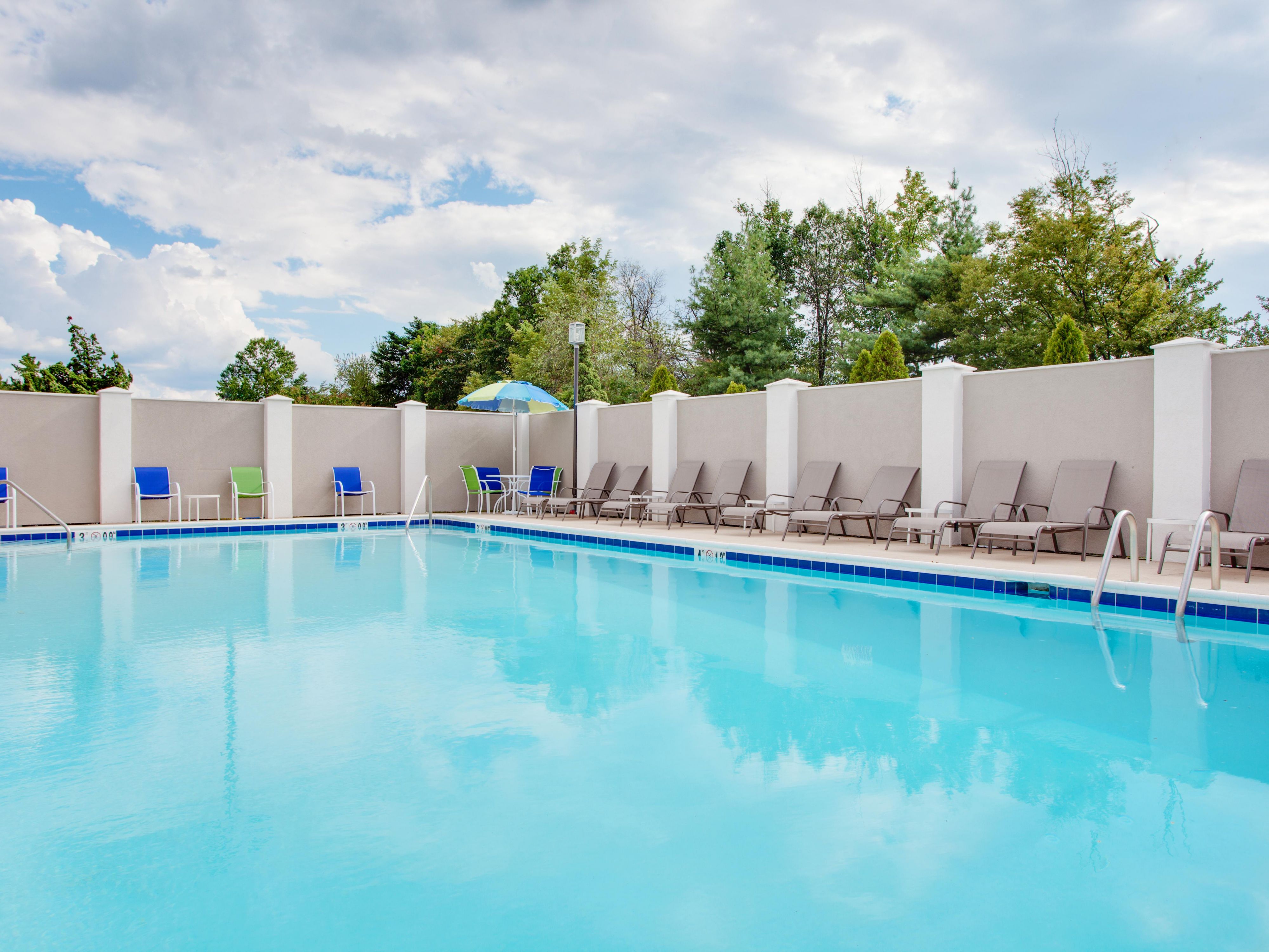 Long day... Grab a chair and relax at our refreshing outdoor pool.