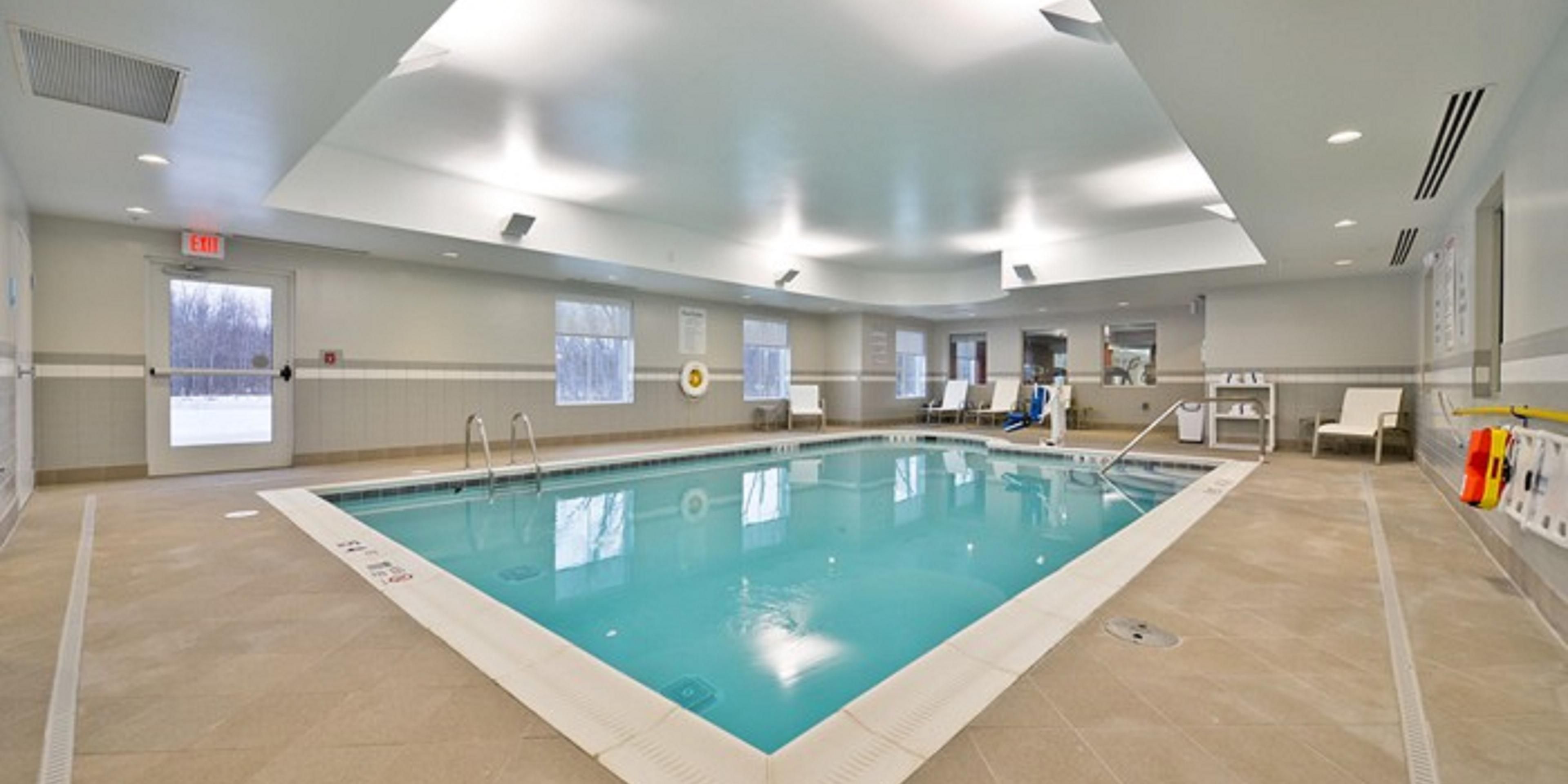 If you are looking for a getaway for your family, look no further than Holiday Inn Express Canandaigua! Our sparkling pool will keep the kids entertained while you relax on the deck. Please note: you do need to stop at the desk to reserve your space for the pool and get your towels!