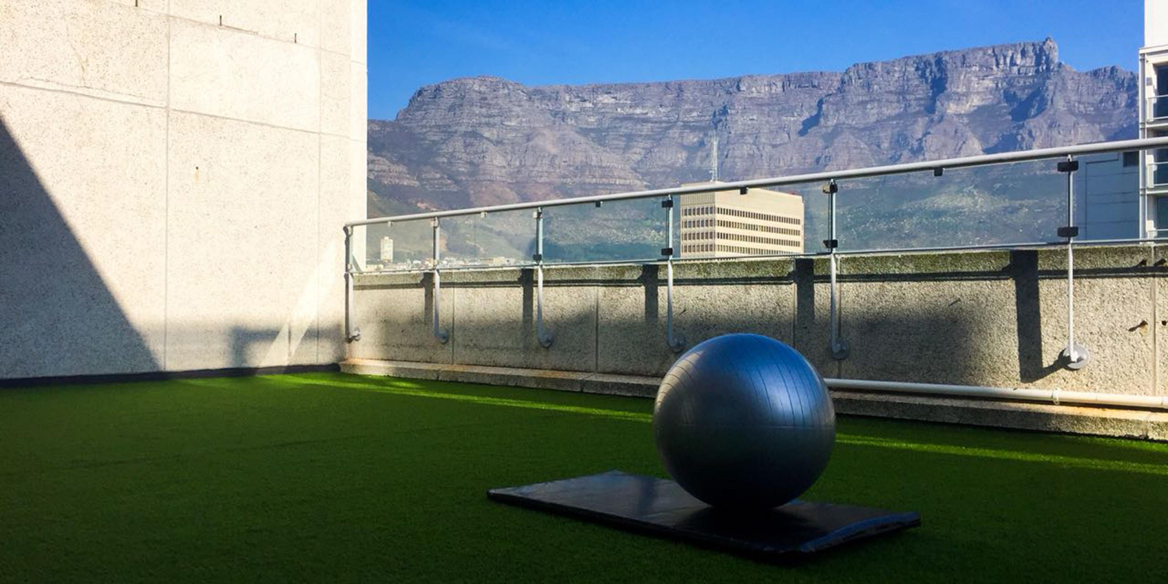 Our new Mini-Gym Terrace, overlooking Table Mountain, is a must-see. Help yourself to a post-workout tea or coffee whilst taking in the breathtaking views of Cape Town's most famous landmark.