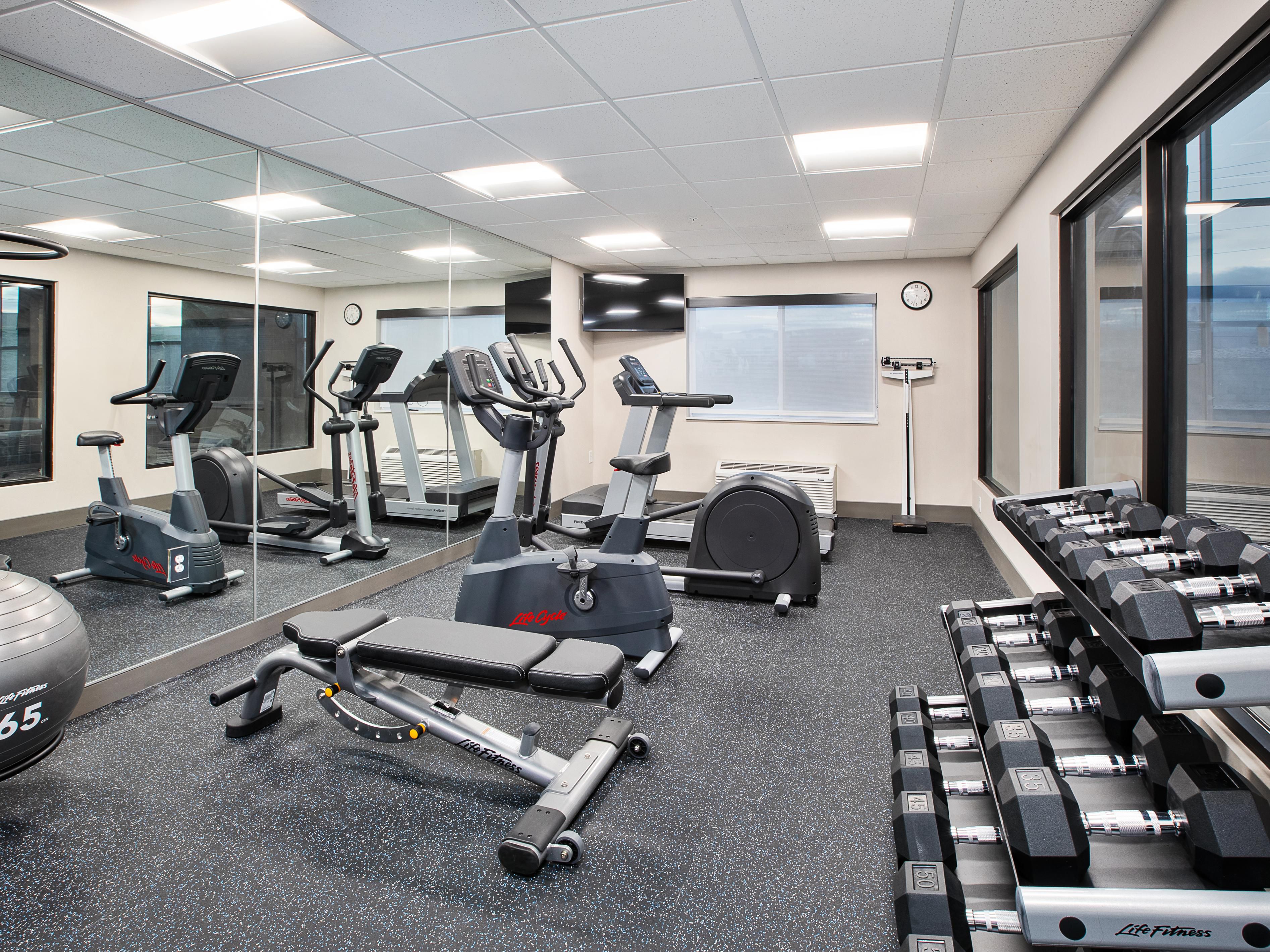 Keep Your Routine, Check Out Our Fitness Center!