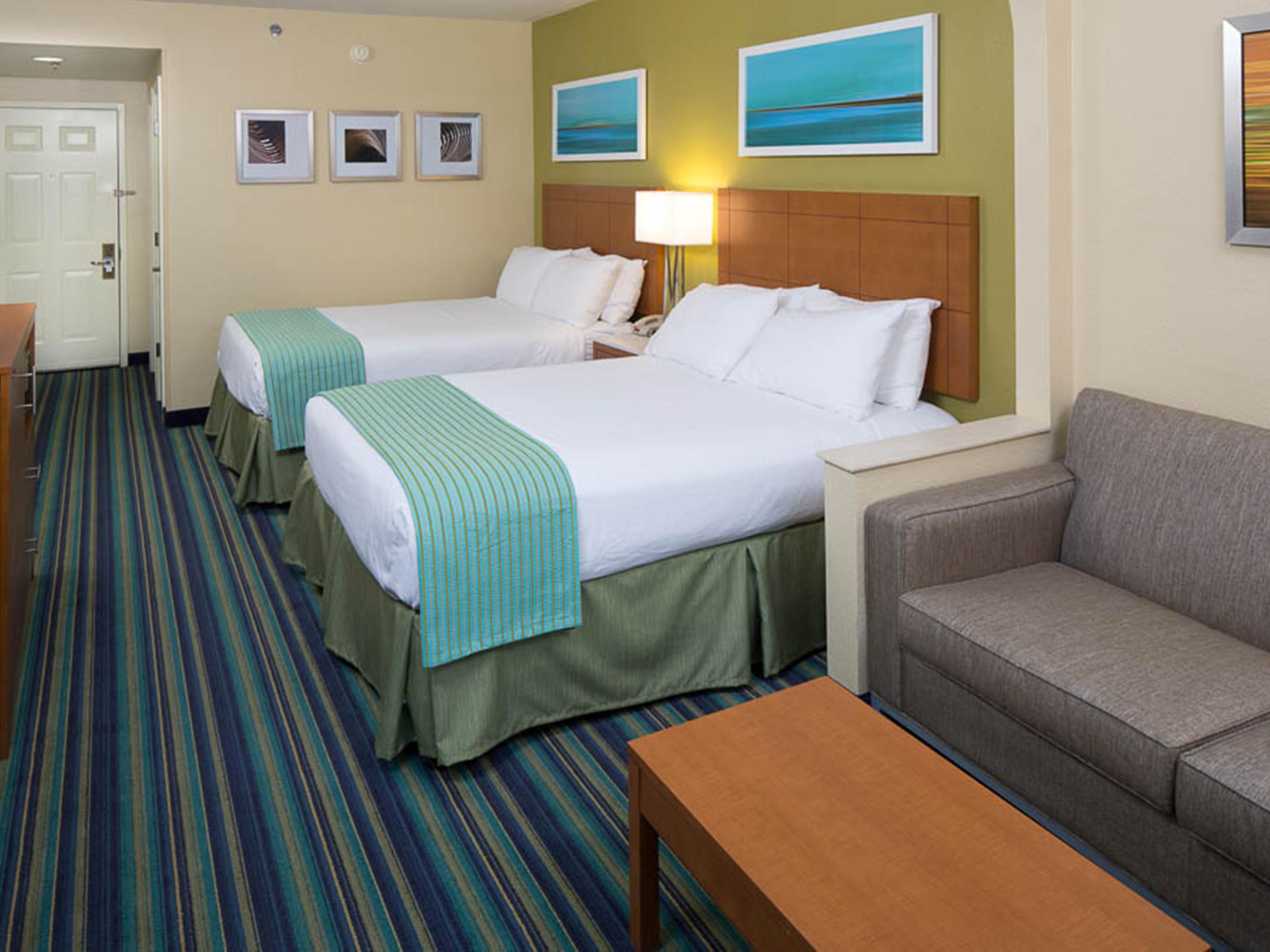 Let your car relax and recharge at our station while you relax in your guestroom. 