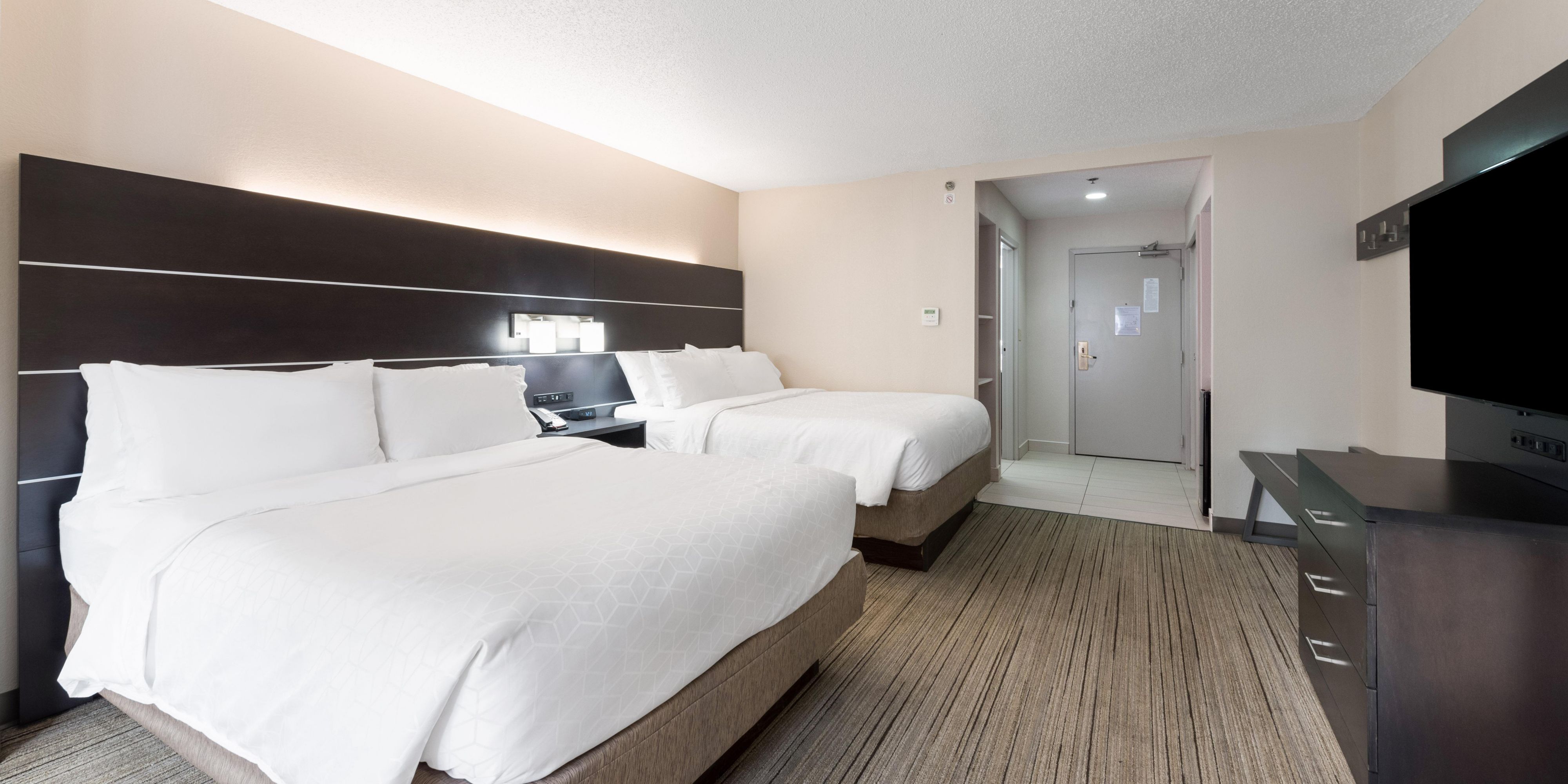 Our IHG Way of Clean has always included deep cleaning with hospital-grade disinfectants. Reflecting the advice of the World Health Organization and Centers for Disease Control, we have enhanced our procedures to include an additional deep cleaning of high-touch surfaces and implemented social distancing to ensure guest safety and security.