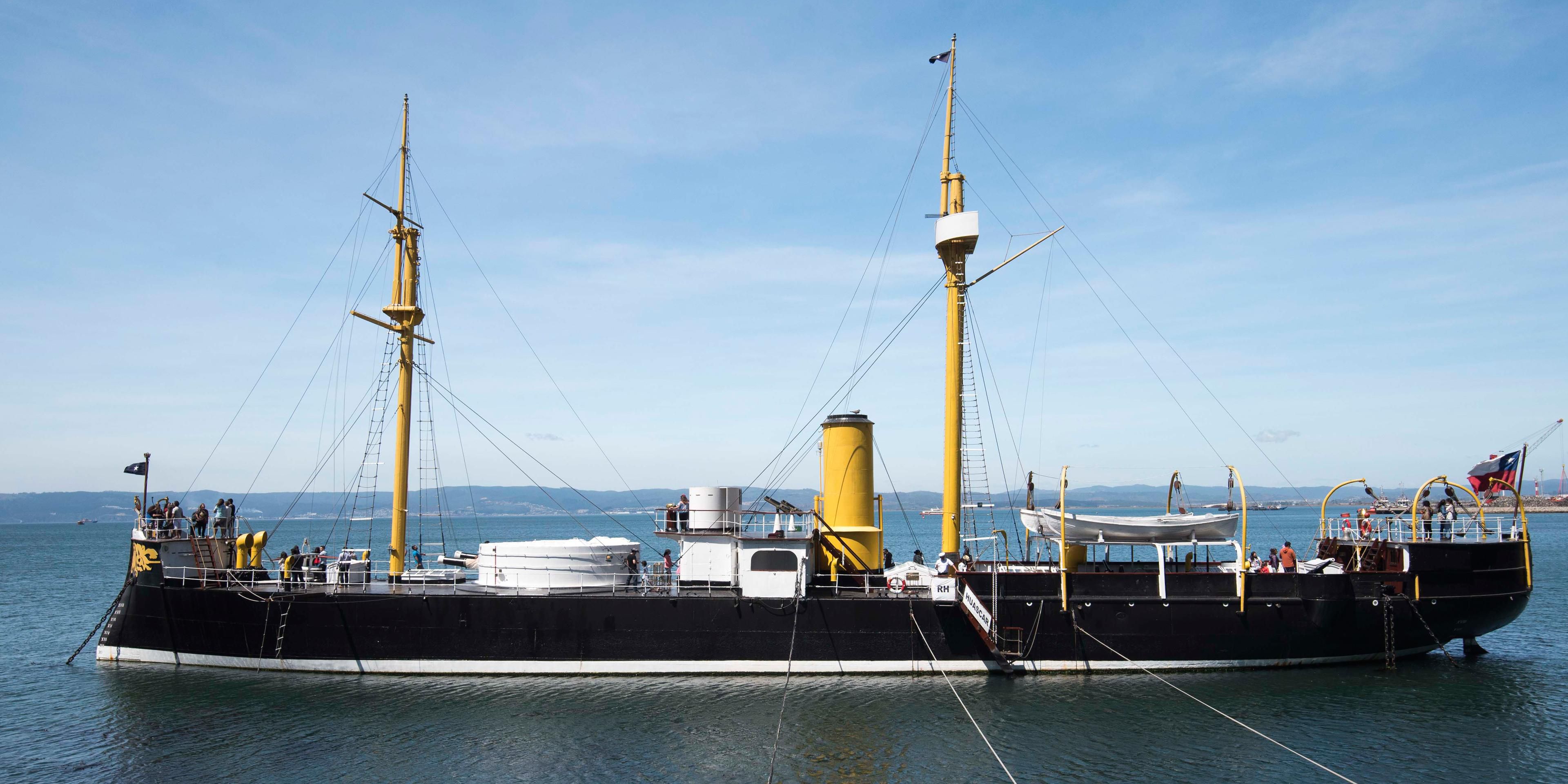 Delve into history visiting the Huascar Floating Museum in Talcahuano. Tour the ship that participated in the Naval Battle of Iquique, a true historical relic that is still afloat.