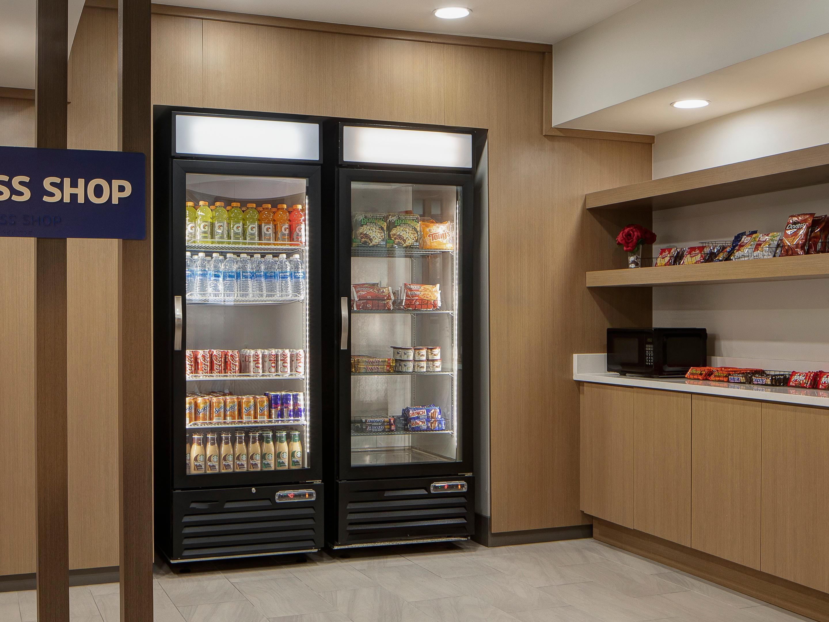 Express Shop – grab some snacks and fuel up. 