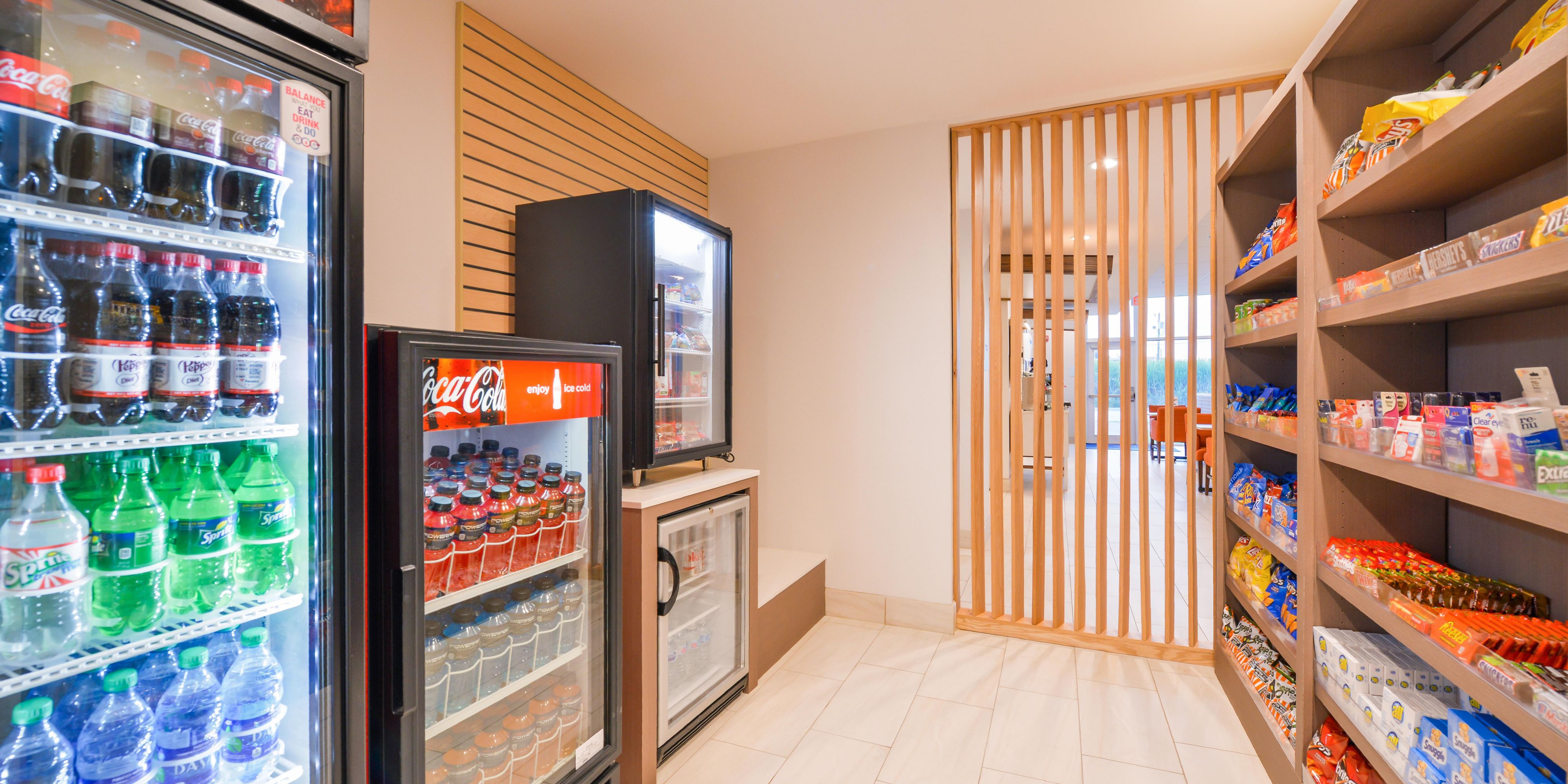 Feed those cravings or save yourself a trip by visiting our Gift Shop. We've stocked up on snacks and drinks for those late night cravings so you only need to go as far as downstairs! You may even find an item or two you forgot to pack available for purchase.