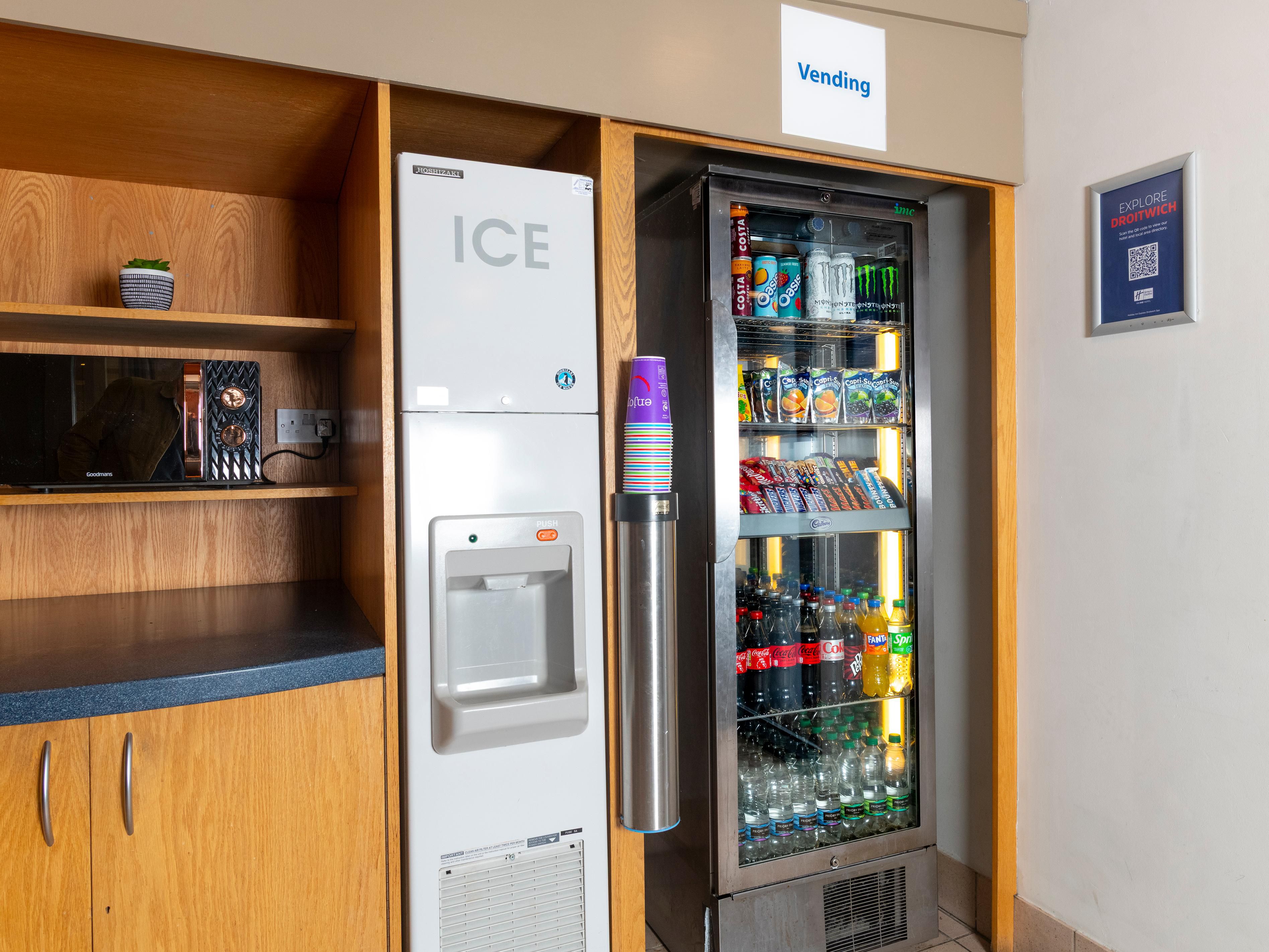 راحة البال بكل بساطة. وجبات خفيفة وثلج حسب الطلب.