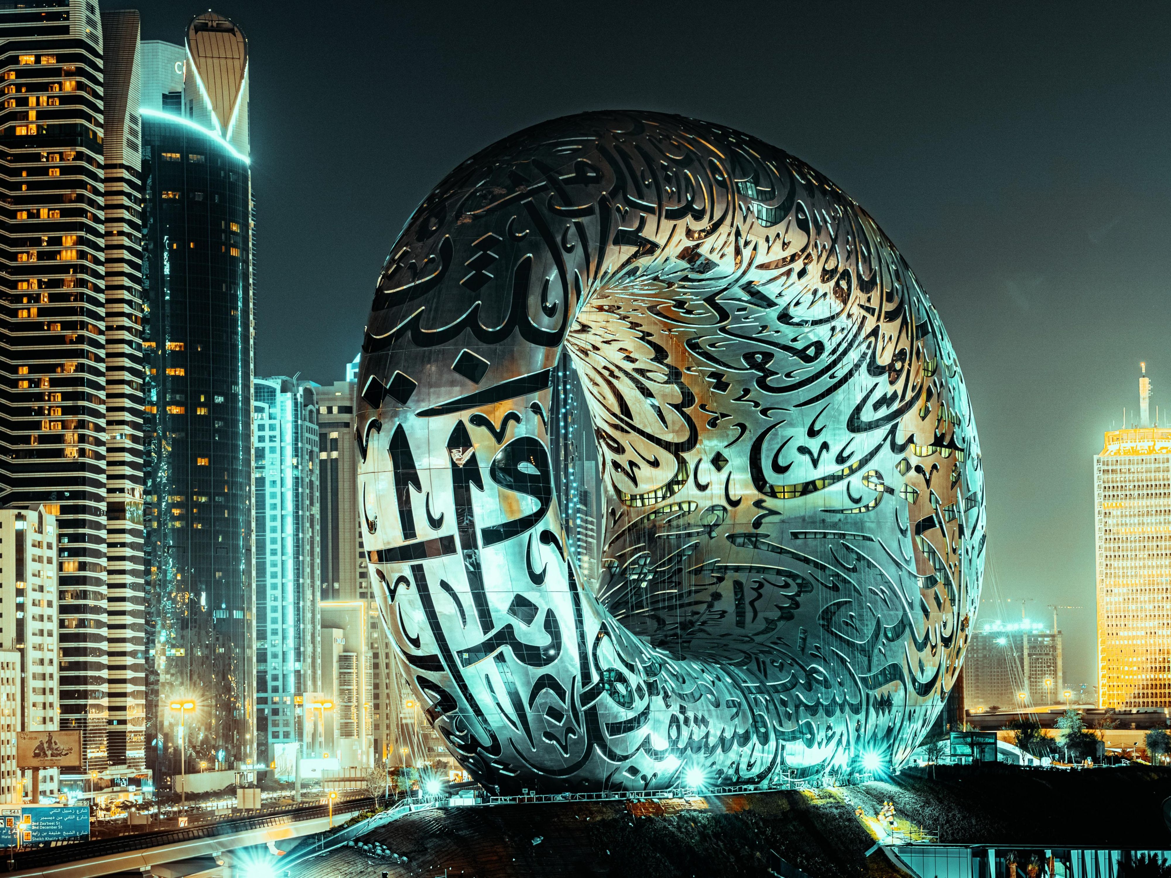 While in Dubai, do not miss out on the new Museum of the Future, considered by experts the most beautiful building in the world.