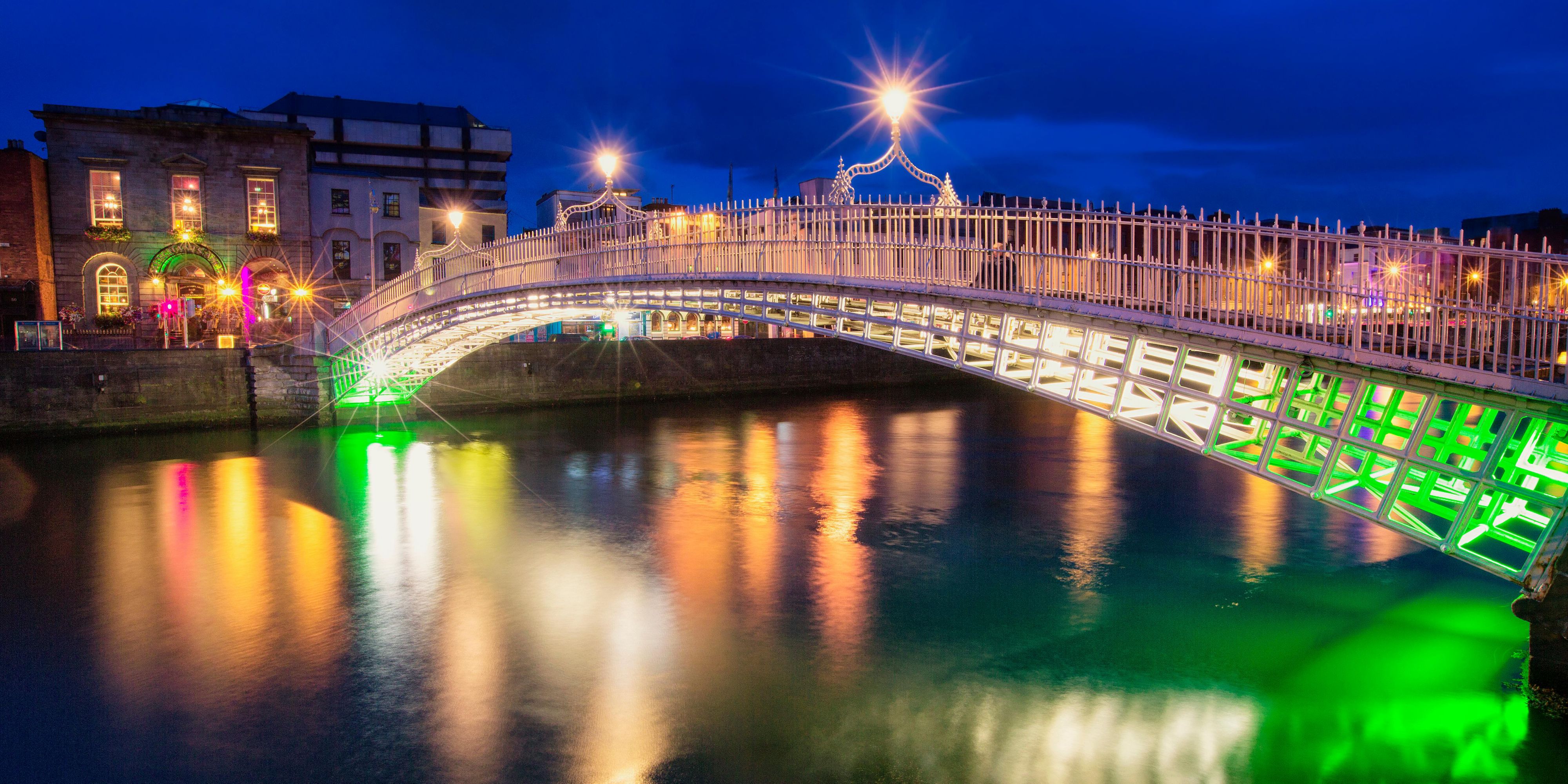 Bridge across a river in Dublin