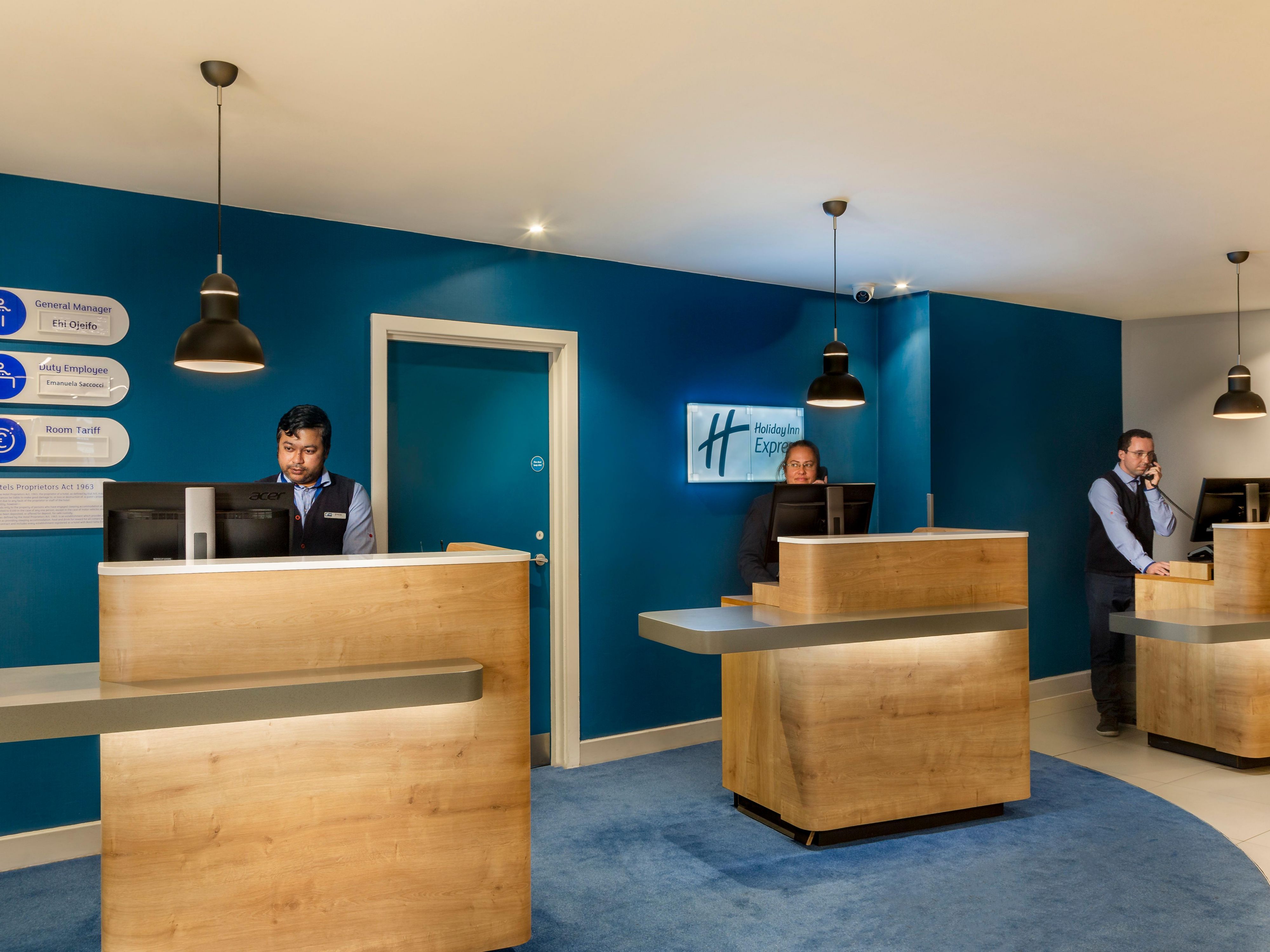 Holiday Inn Express Reception Staff