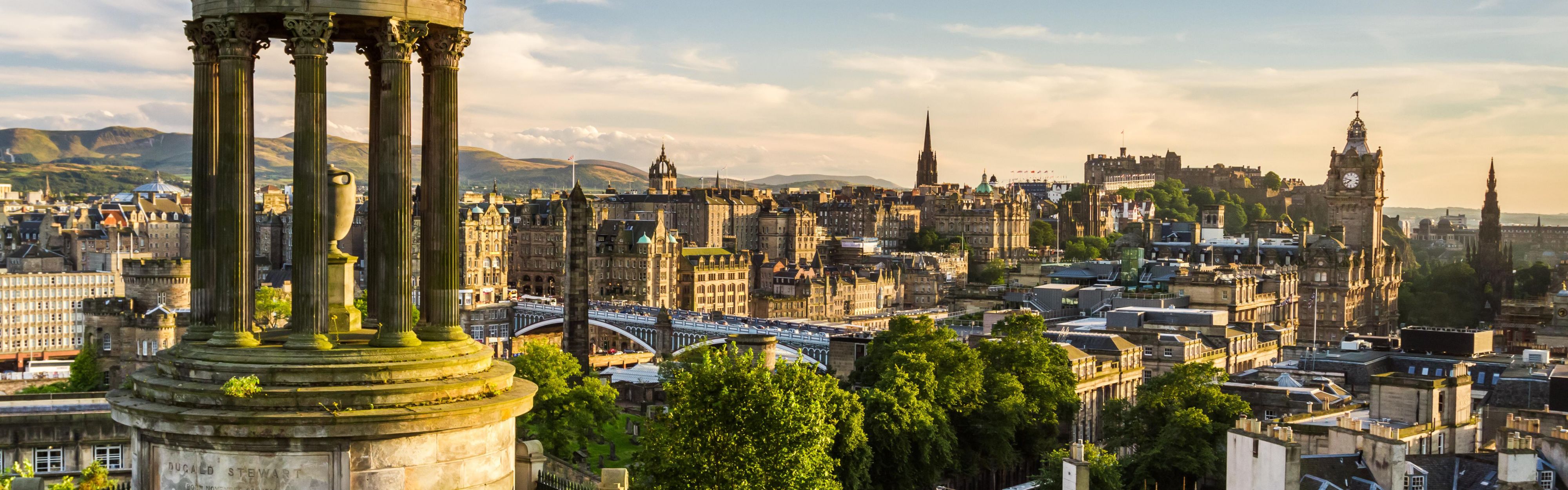 View Edinburgh's skyline from Calton Hill