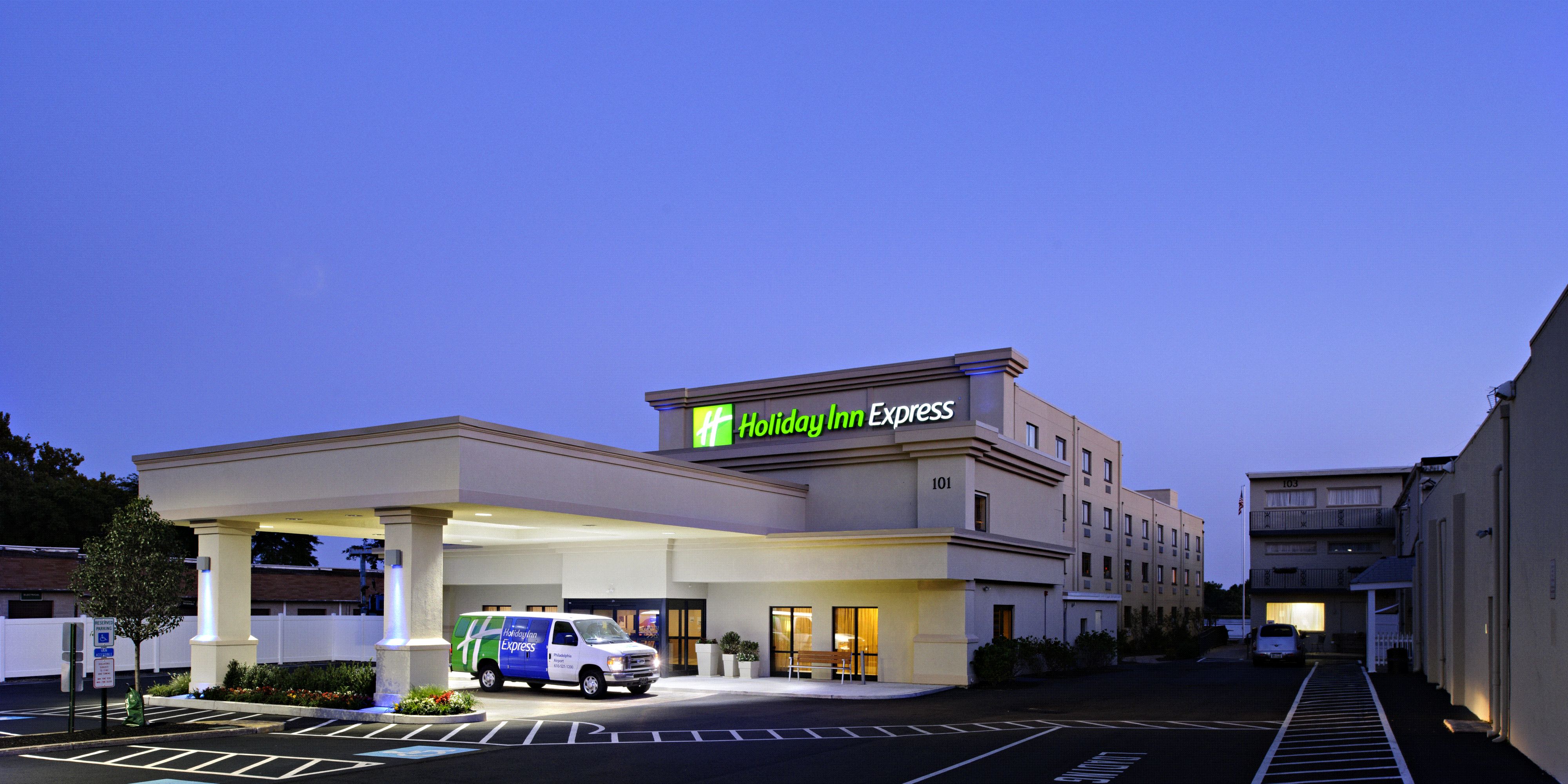 Holiday Inn Express Philadelphia Airport Map & Driving Directions | Parking  Options for Holiday Inn Express Philadelphia Airport in Essington