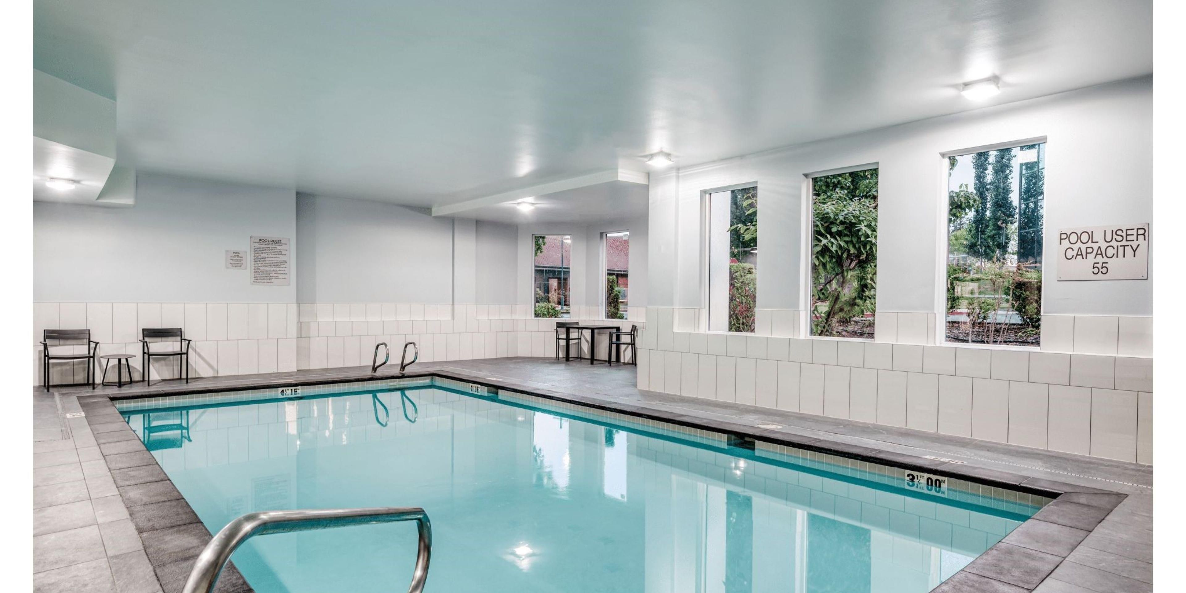 Enjoy and relax in our indoor heated pool which is open the entire year!