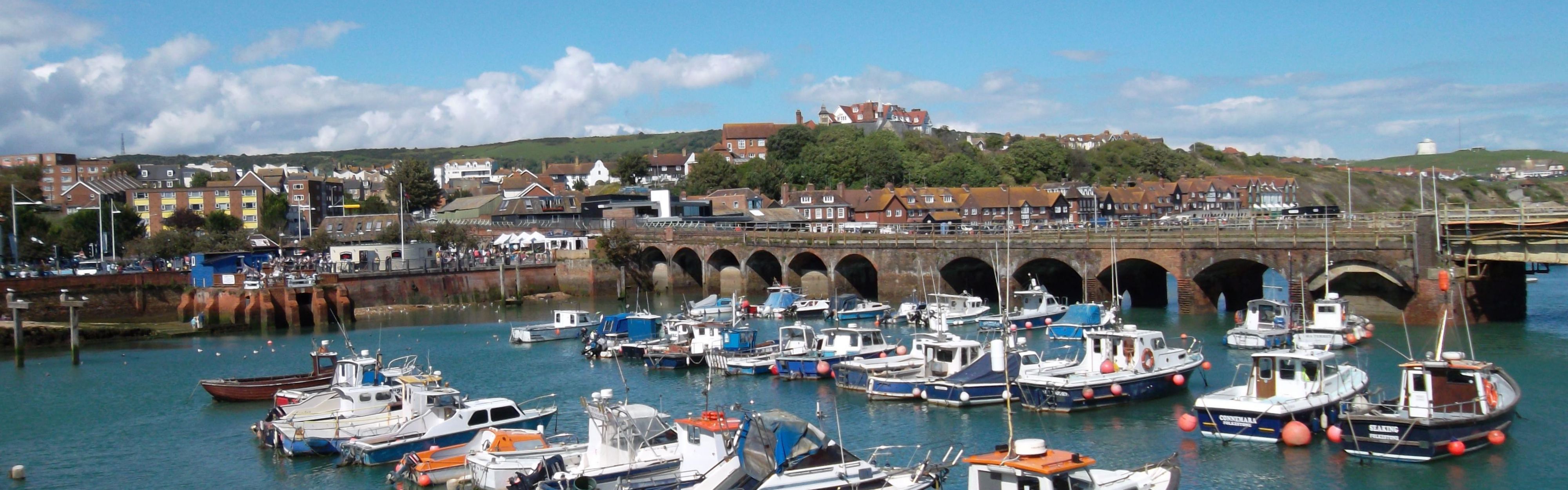 Folkestone Harbour is a 10-minute drive from our hotel.