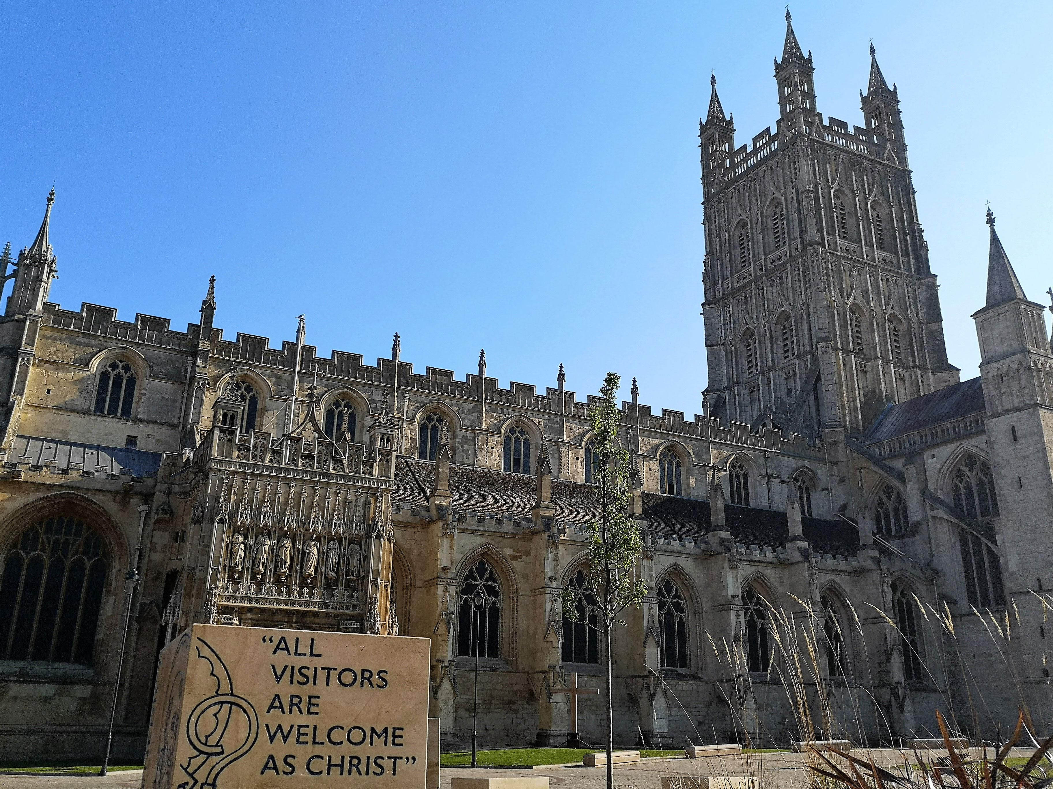 Gloucester Cathedral is a 10-minute drive from our hotel  
