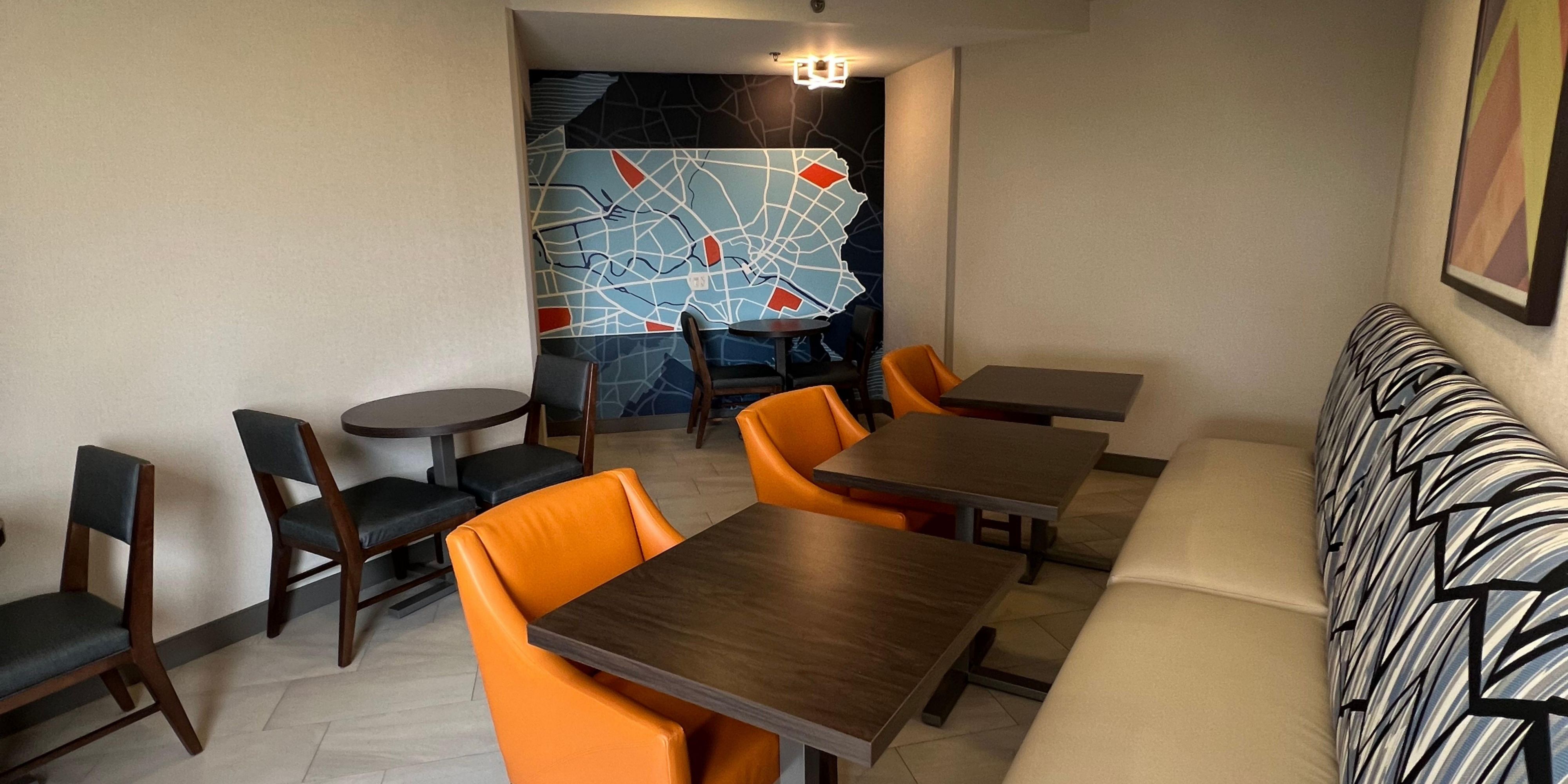 Located off our lobby the Map Room is a great place to hang out with friends and family while staying with us.