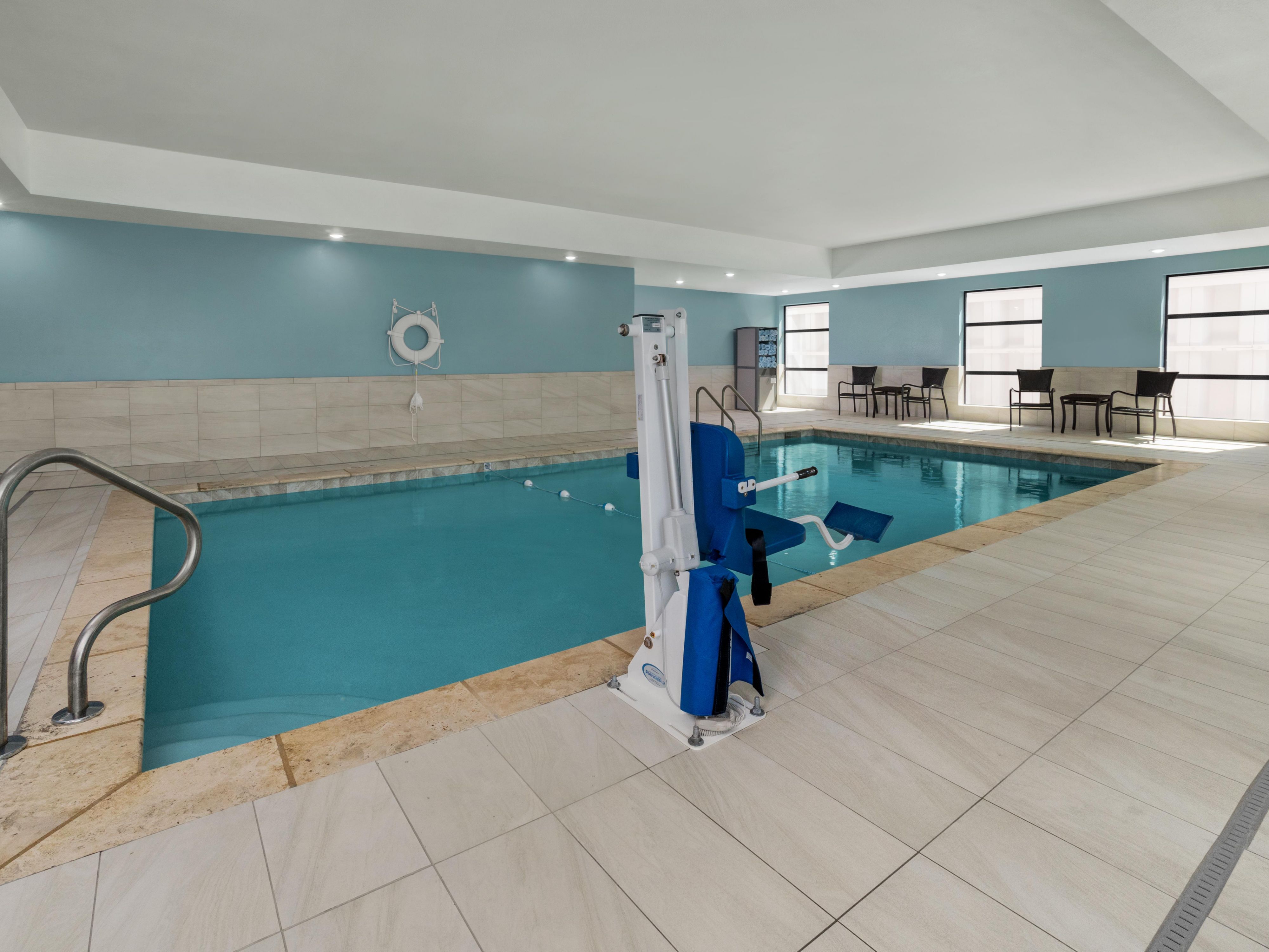 Be sure to take the time to enjoy our indoor pool during your stay. What a great way to relax, have fun, or get some exercise while traveling!