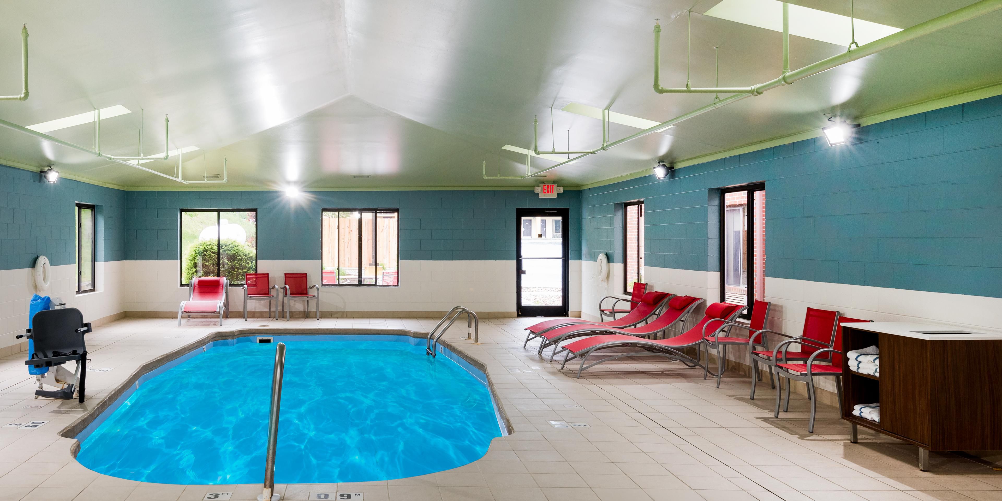 Come relax at our temperature controlled, crystal blue pool.  Bring the kids down for a swim after a day of adventure or sit poolside in one of our lounge chairs with a good book.  We promise you will feel refreshed and ready to go.