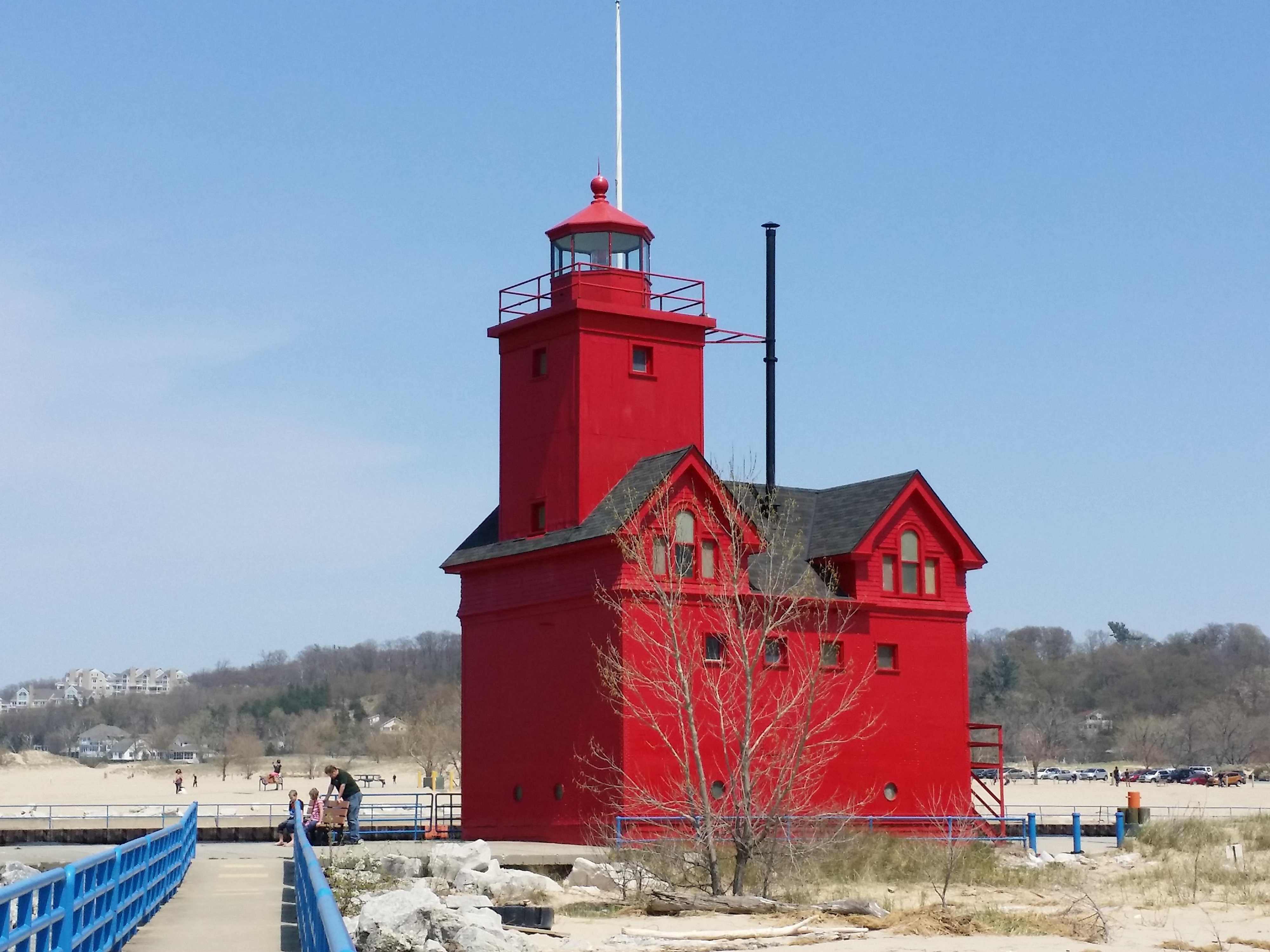 Just 7 miles away, Holland's famous "Big Red" is a must see