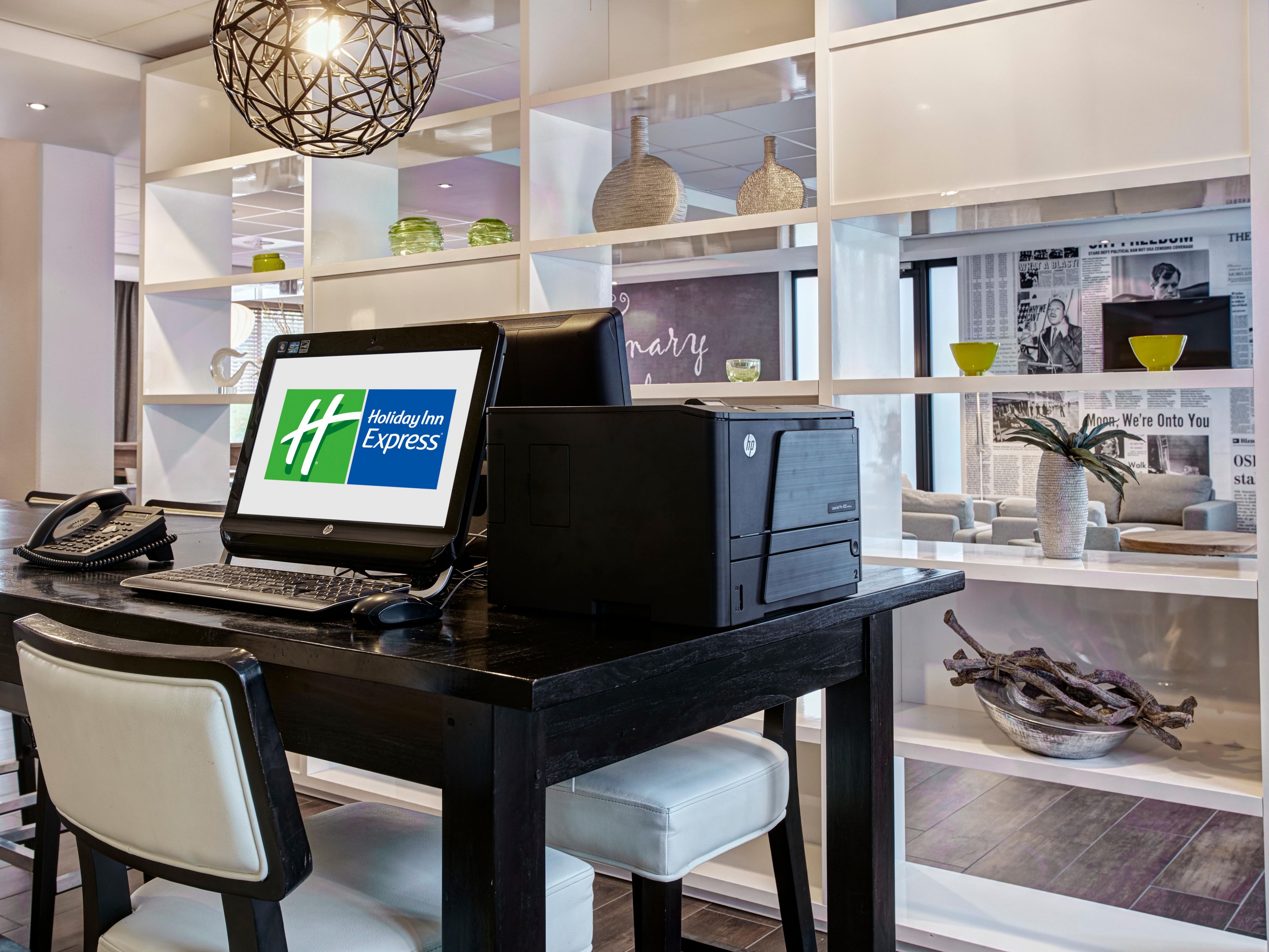 Catch up on emails or just browse the web at our business centre