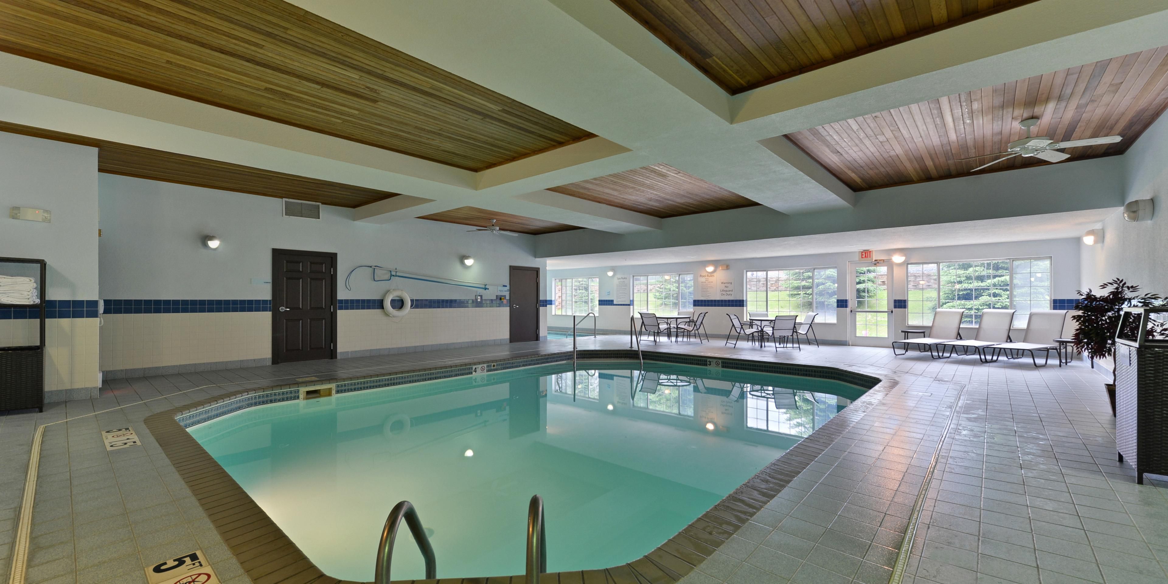 Our hotel is perfect for family's looking to get away for the night. After your day's adventures our heated indoor pool with hot tub is waiting for you.