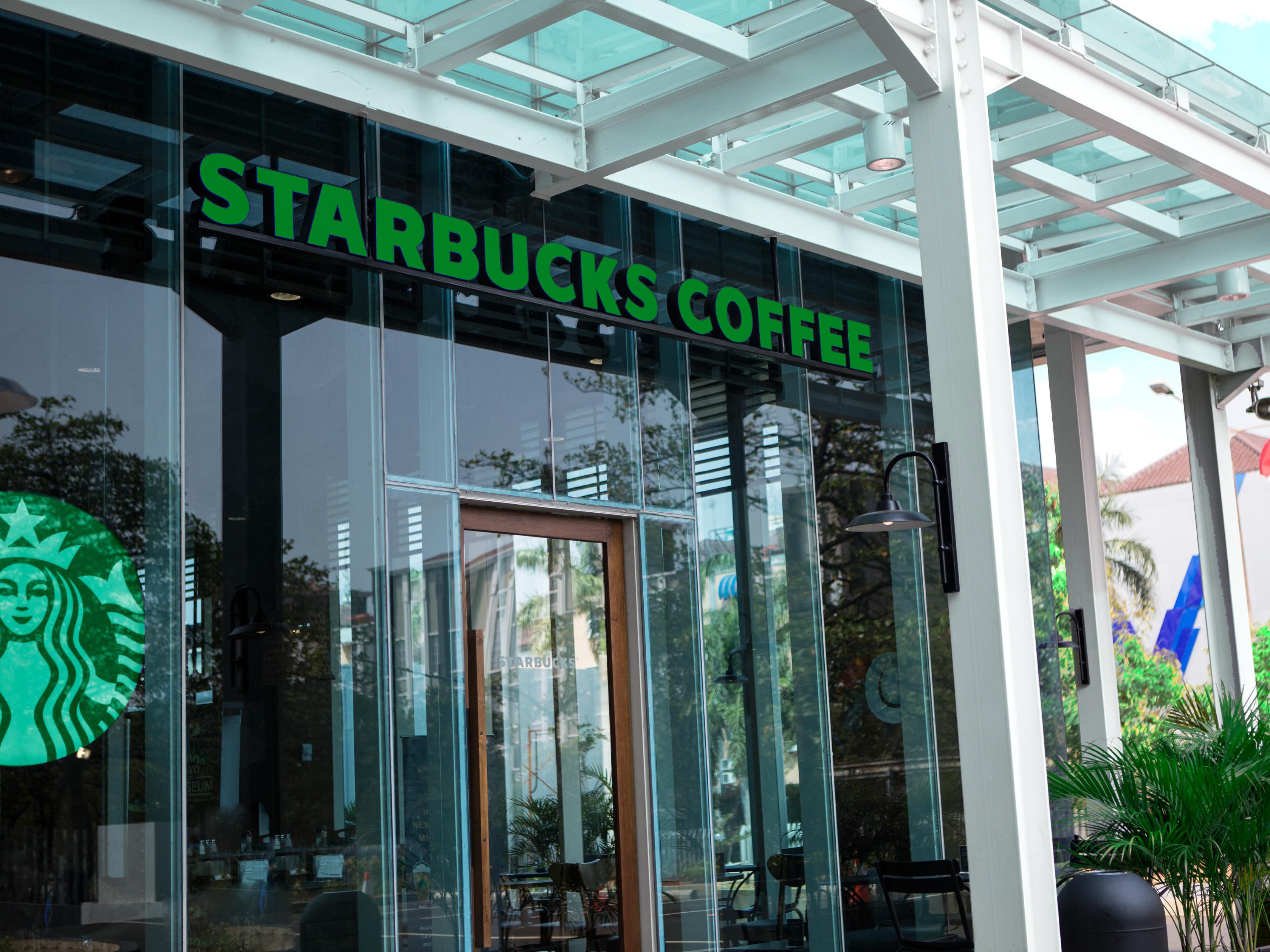 Starbucks Coffee is just steps away from our lobby