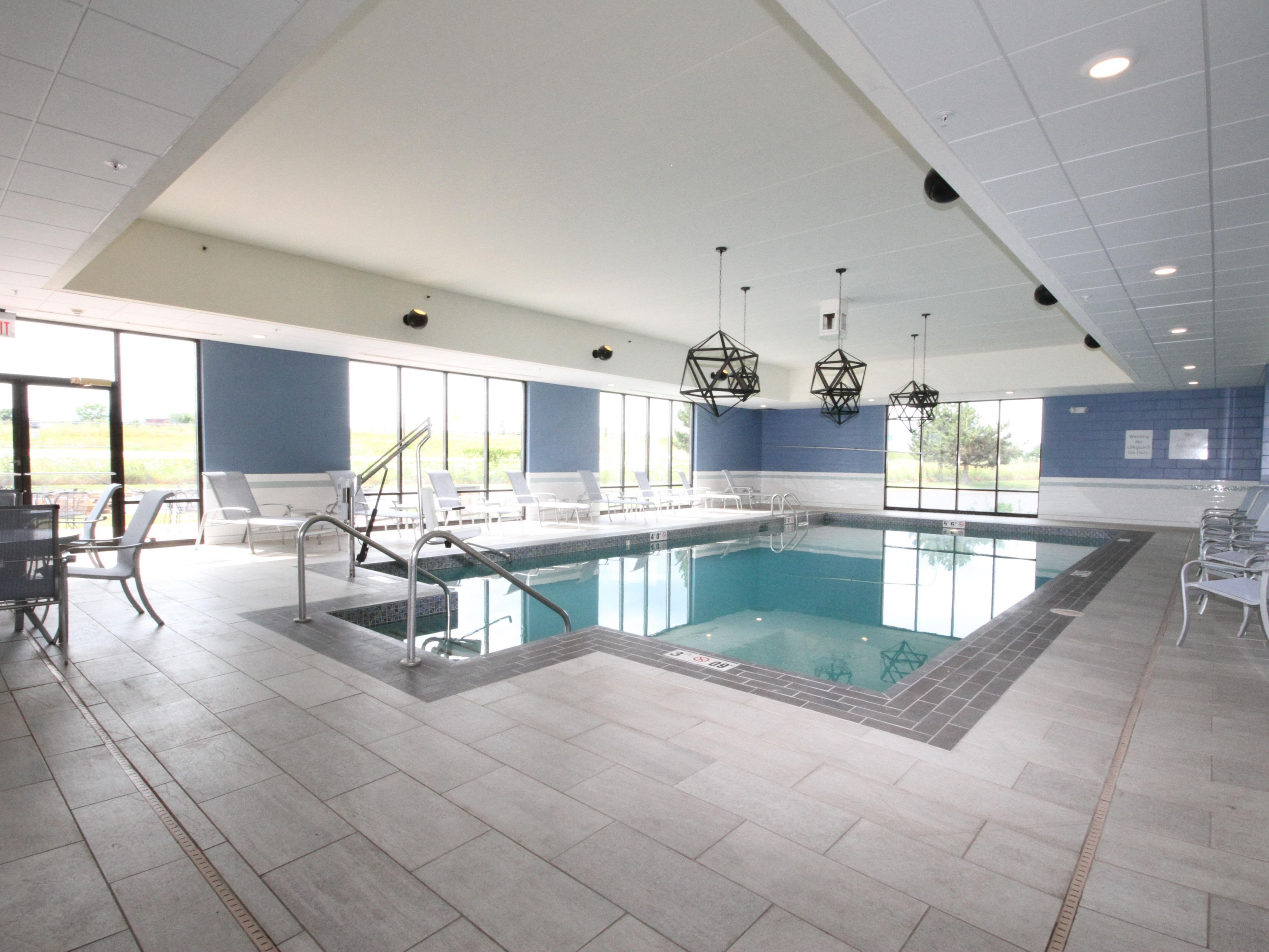 Janesville hotel with indoor pool - perfect for family fun!