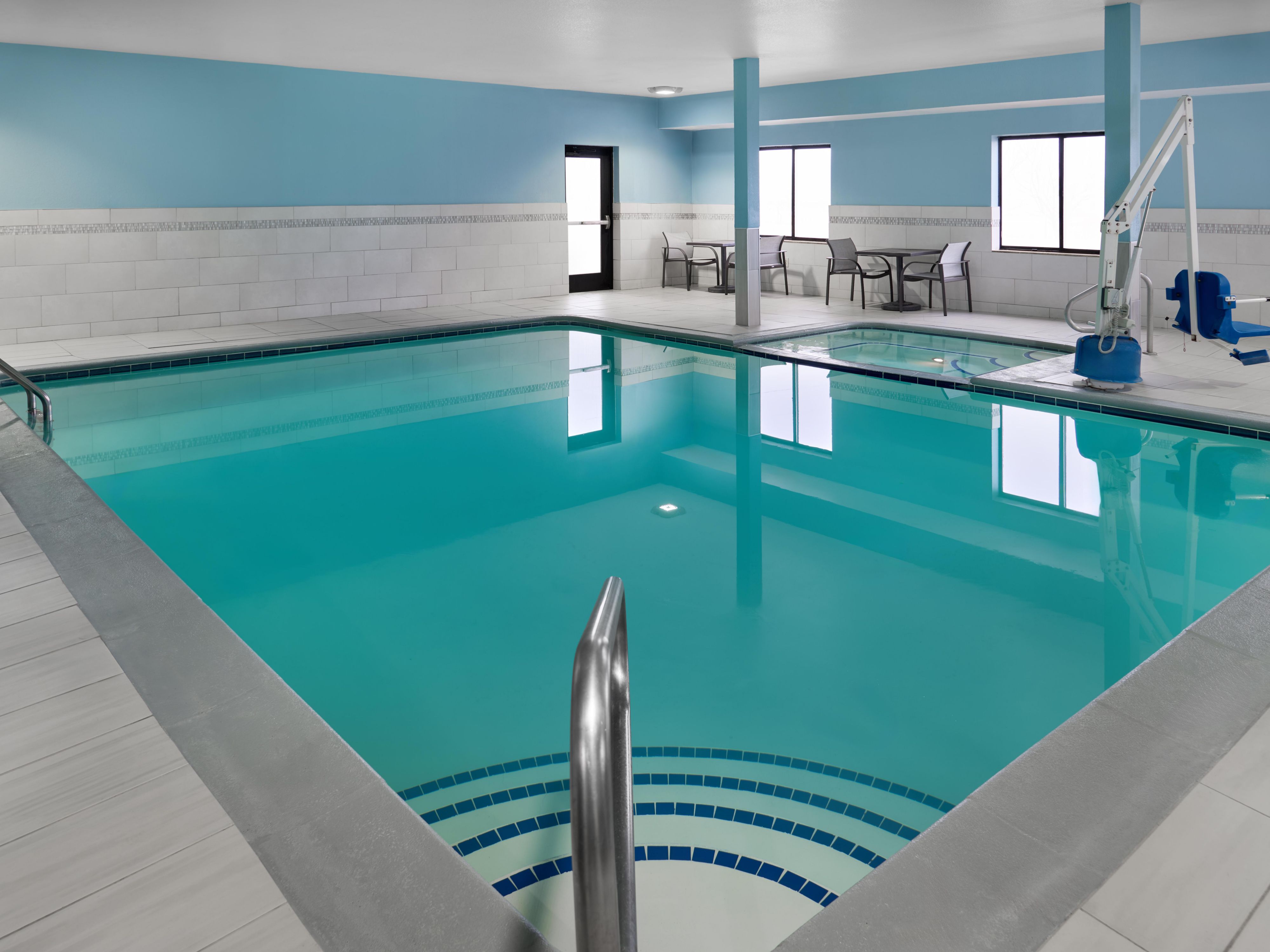 Utilize our indoor pool any time of the year