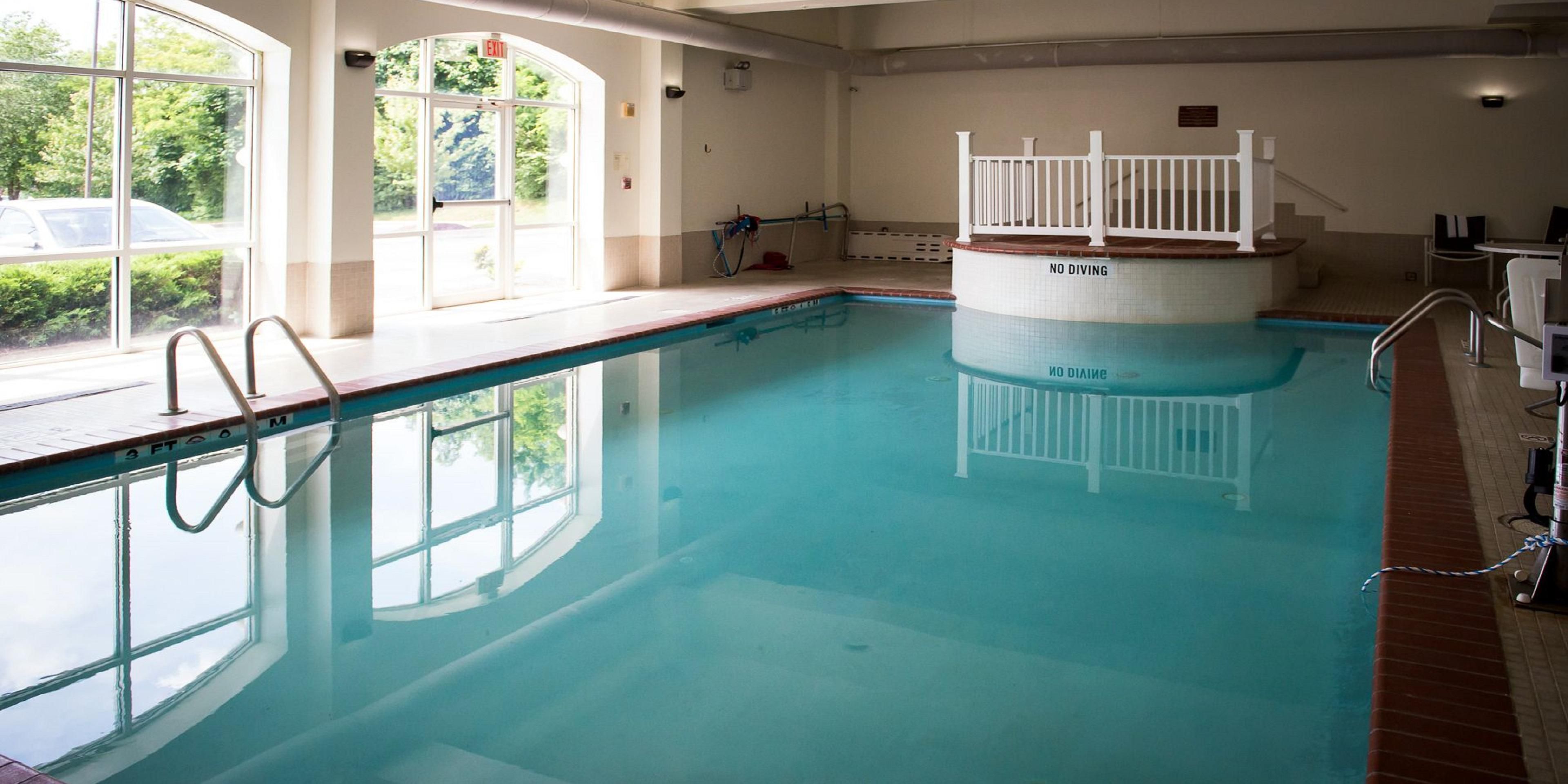 Our indoor pool is open all year round.