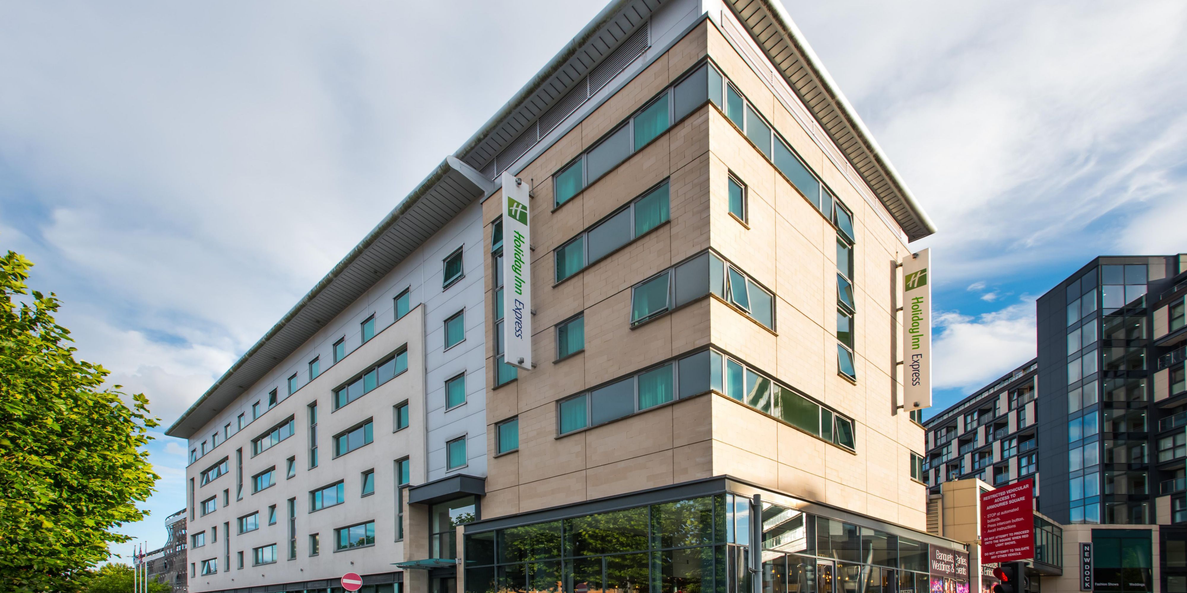 Leeds Dock is a thriving area and home to Holiday Inn Express