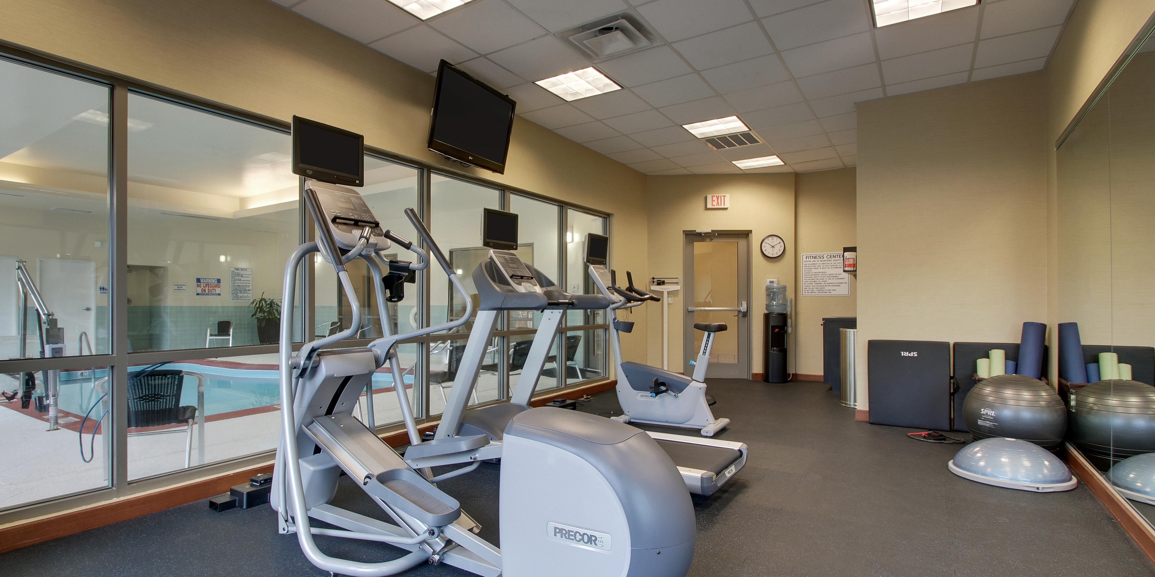 Workout whenever you want! Our fitness center is always open and lots of aerobic and cardio equipment to make it easy to stick to your exercise routine, no sweat! 