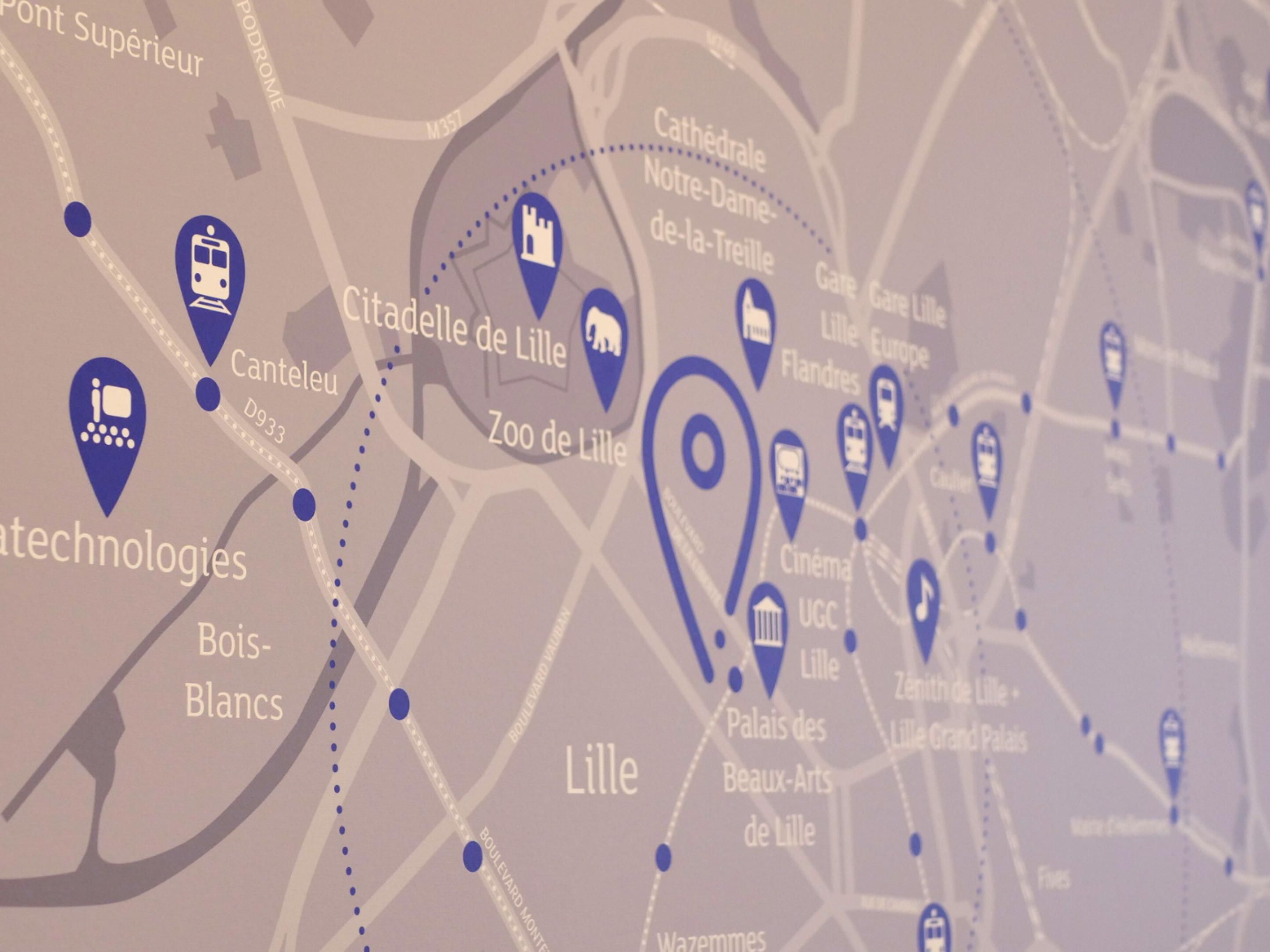 Map of the city