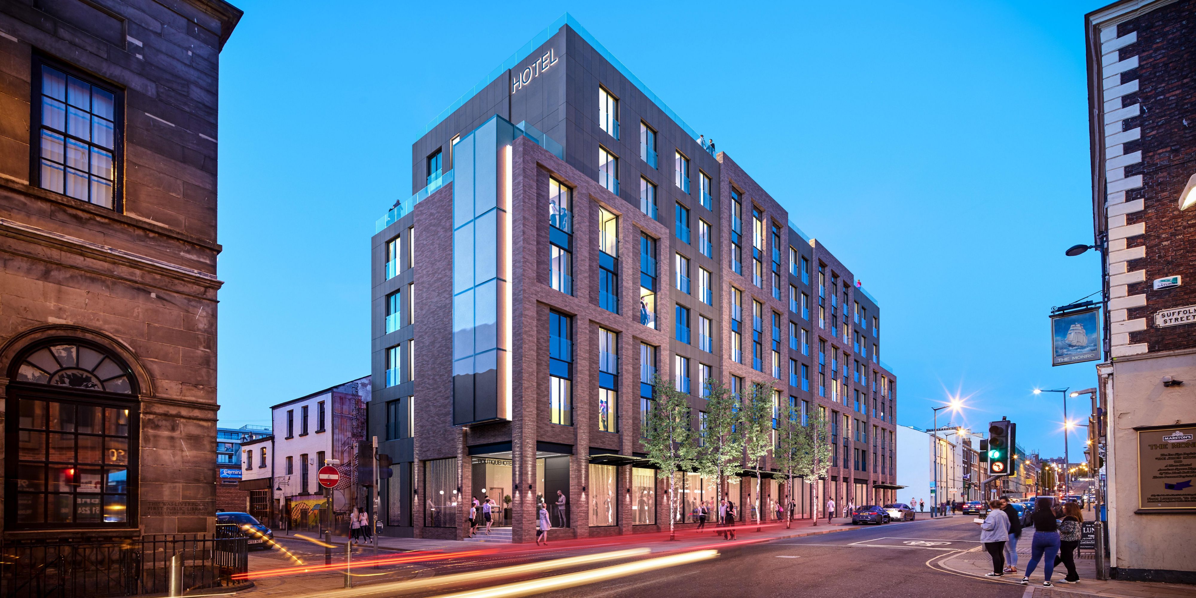 The Holiday Inn Express Liverpool Central is located in the Ropewalks area of Liverpool city centre. Just a short walk from Liverpool Central and Liverpool Lime Street train station and a short walk to Albert Dock. 
It's a great place to meet for an informal meeting in our open lobby or enquire for a private meeting space.