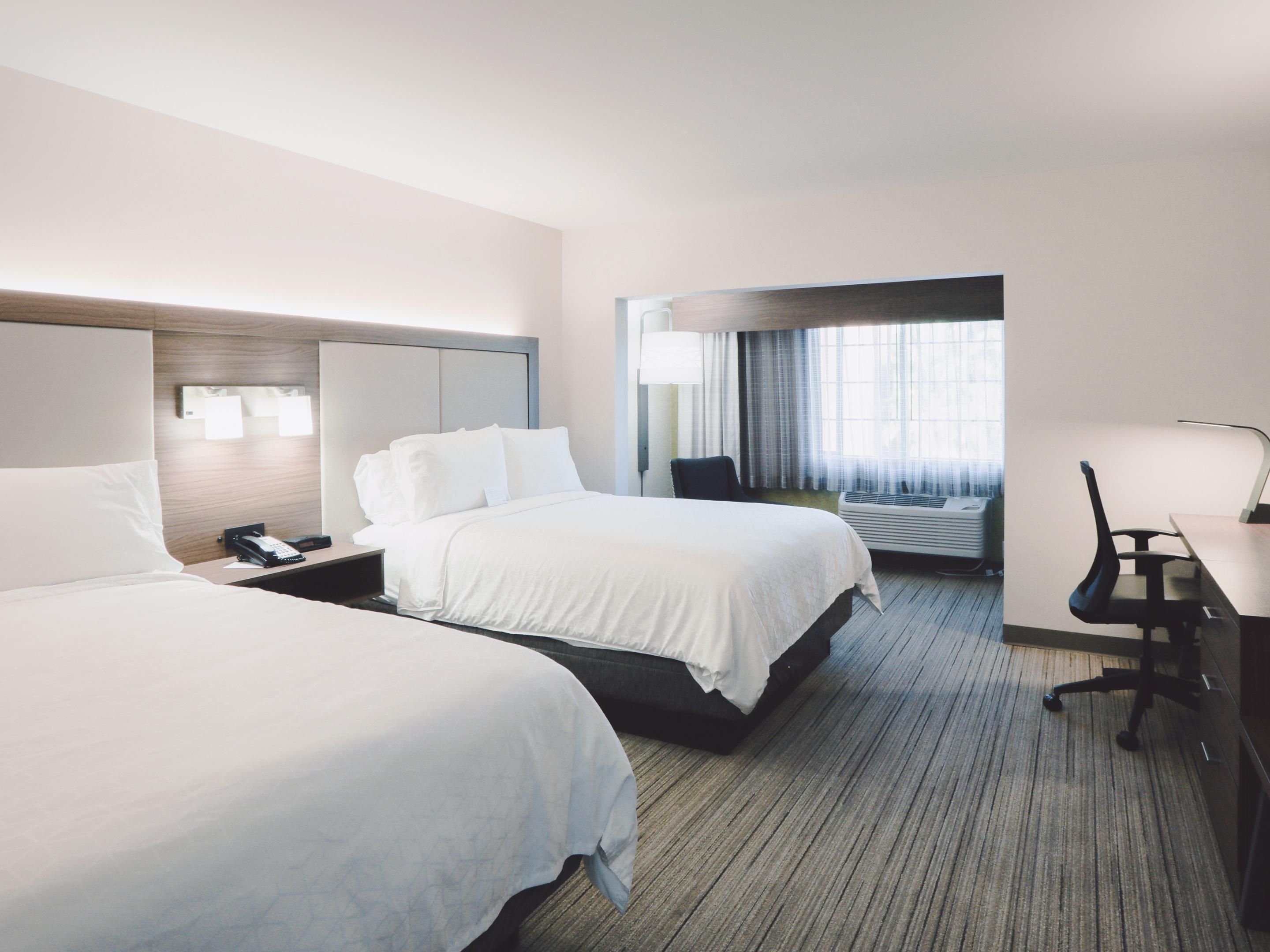 Make yourself at home in our guest rooms.