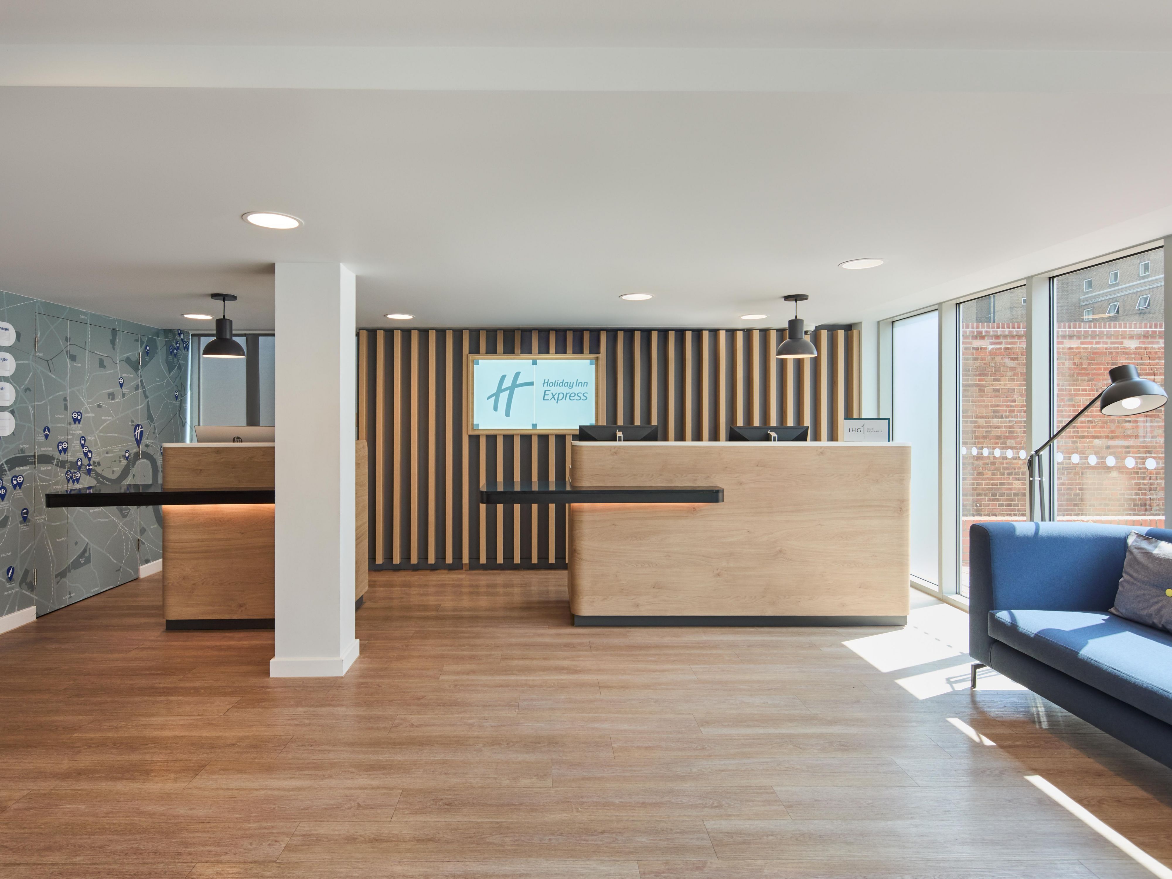 Holiday Inn Express London Limehouse Reception and Lobby