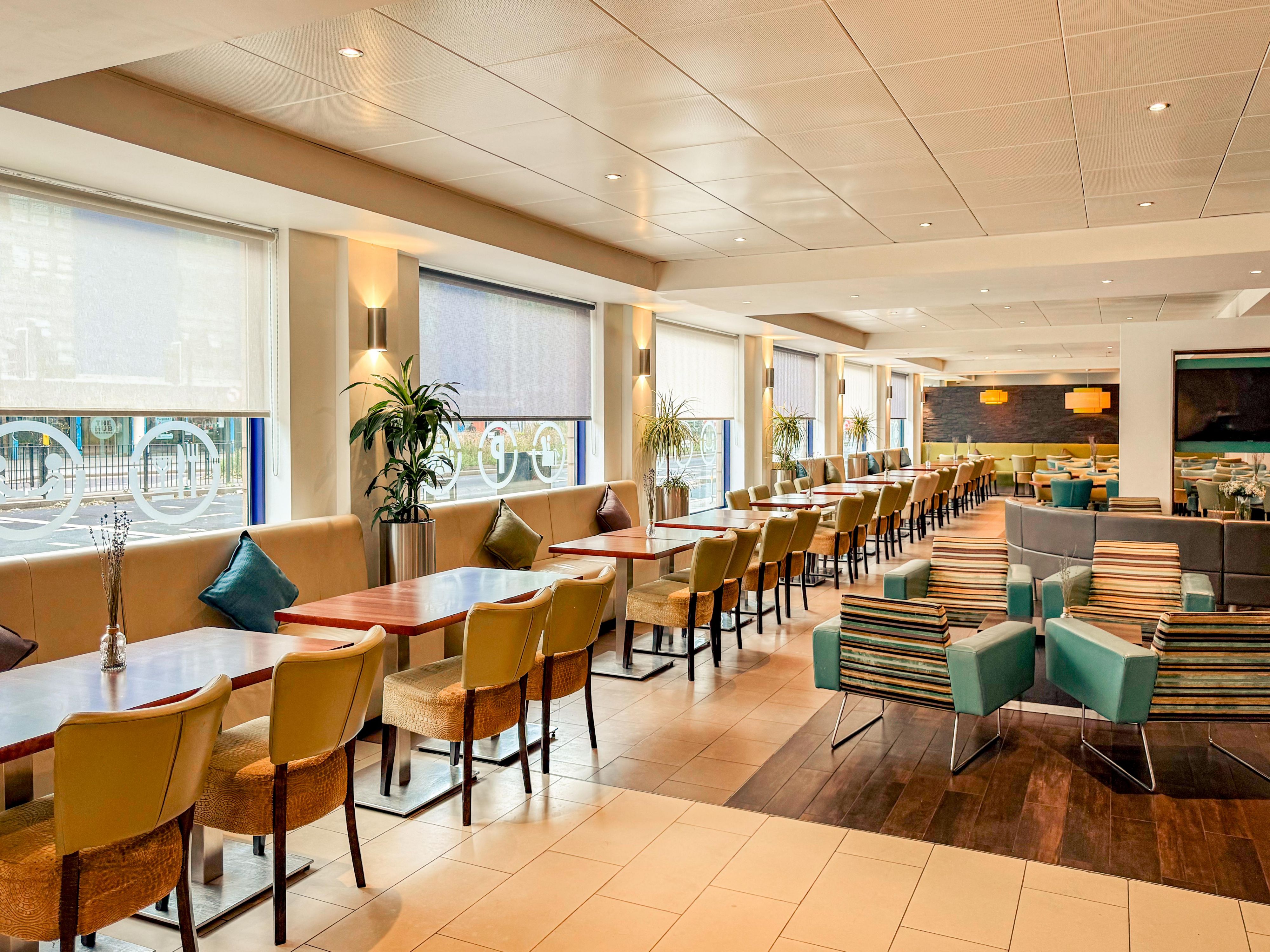 Our lobby is a light and bright space, perfect for meeting friends