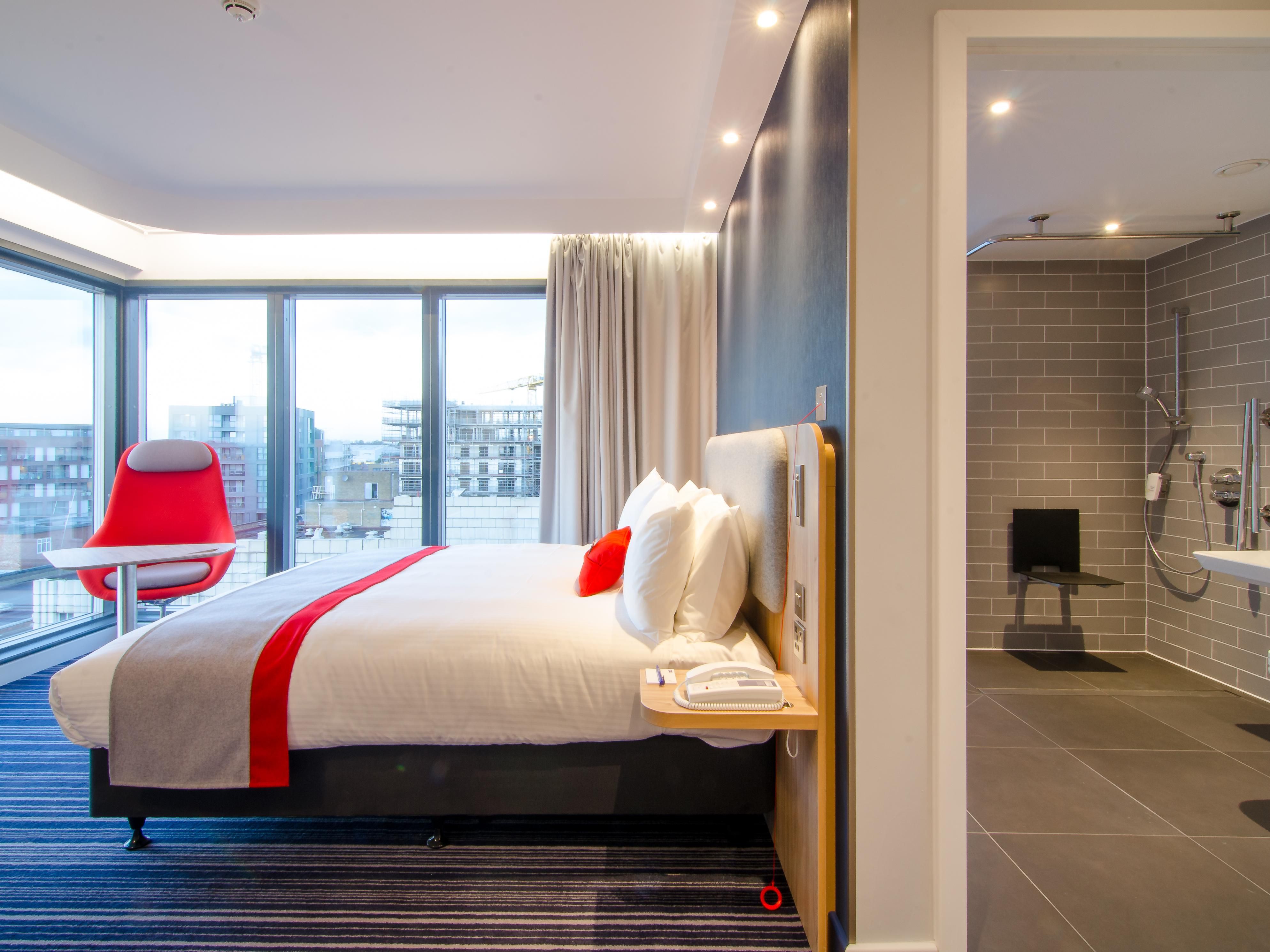 Wheelchair Accessible Bedroom and shower