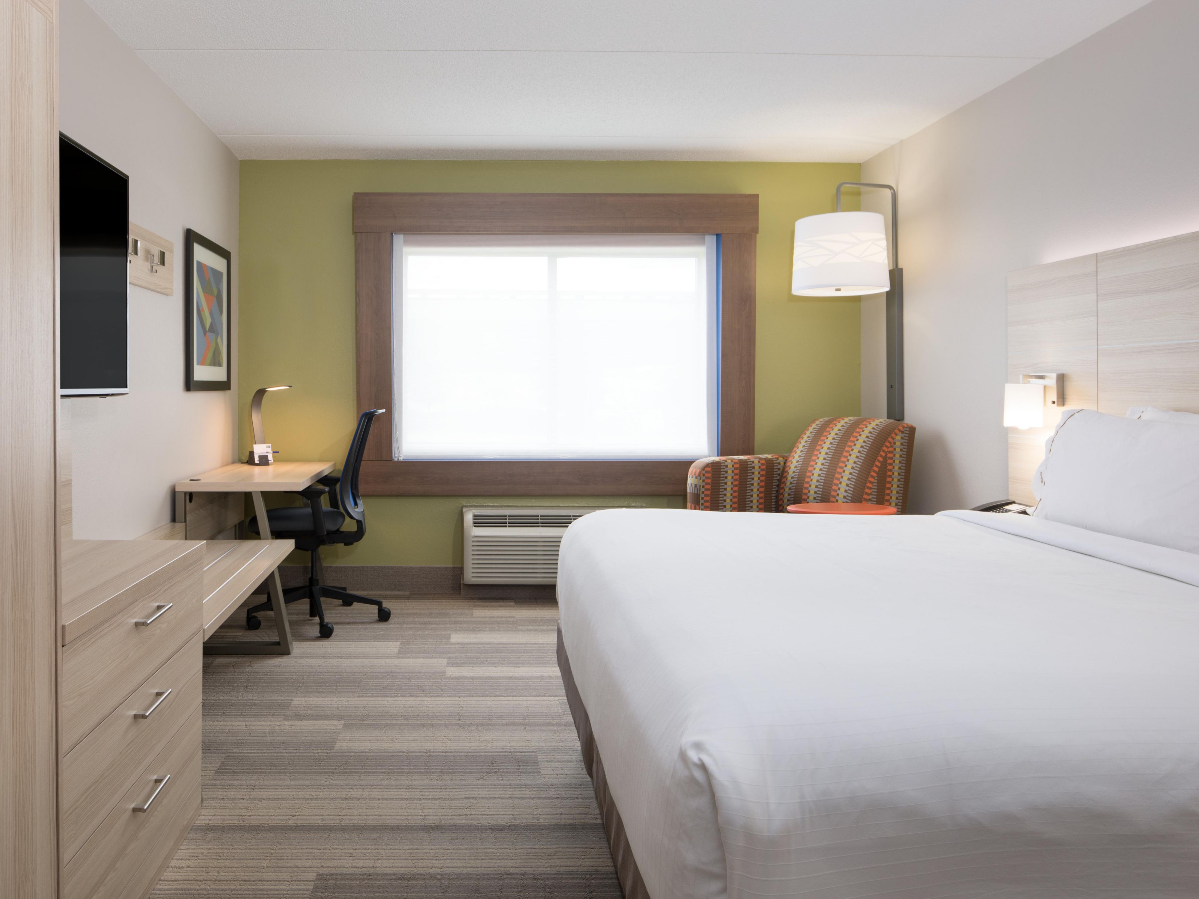 Make yourself at home as you check your email with free Wi-Fi.