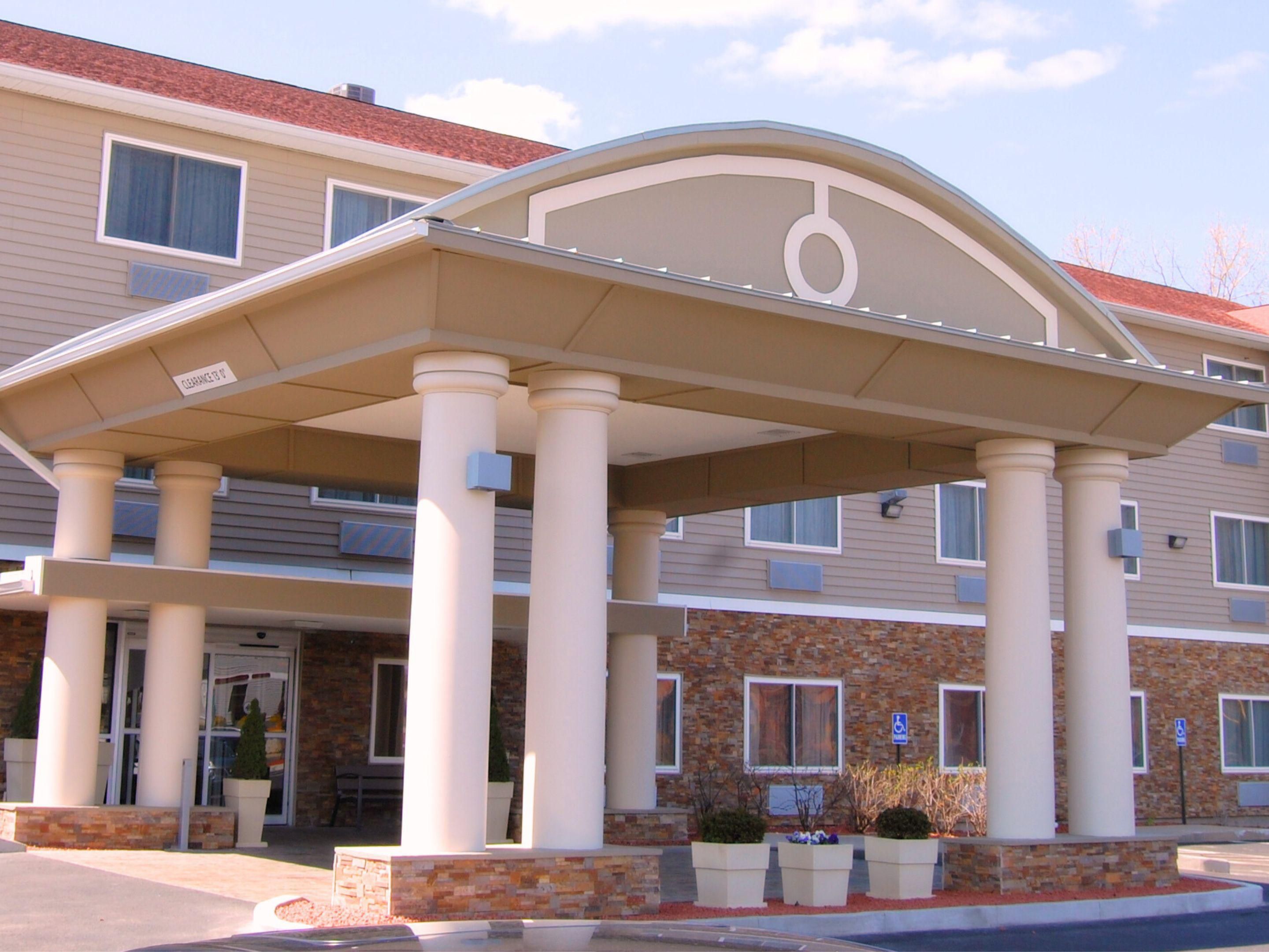 Außenbereich des Hotels 