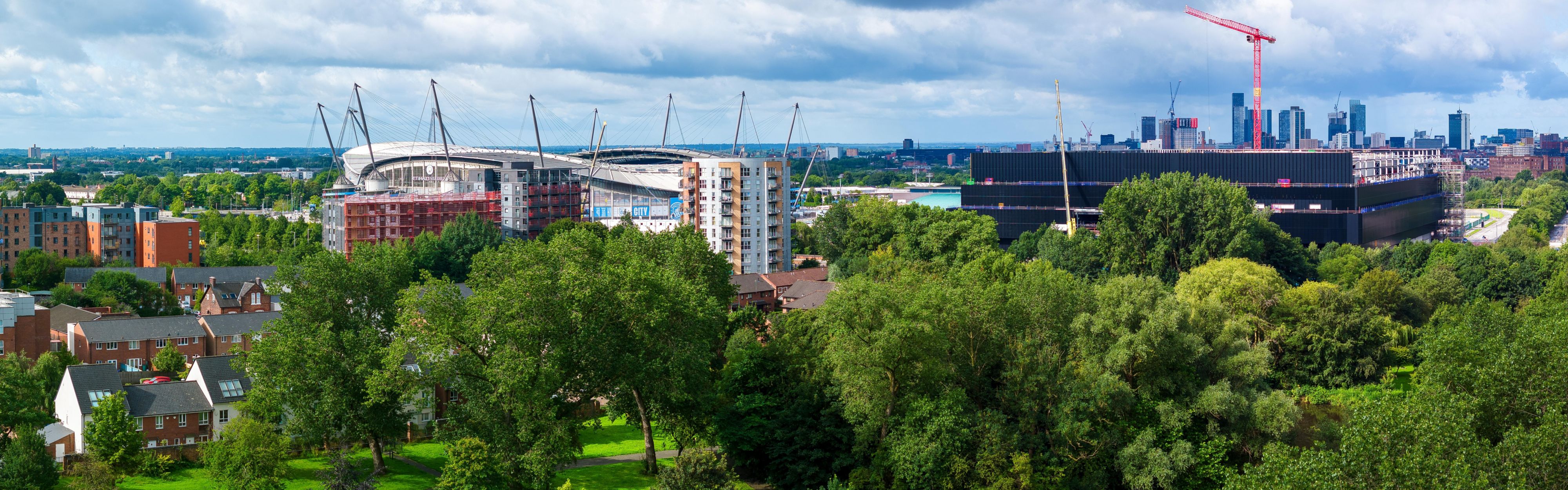 The Co-op Live Arena is a 15-minute drive away.