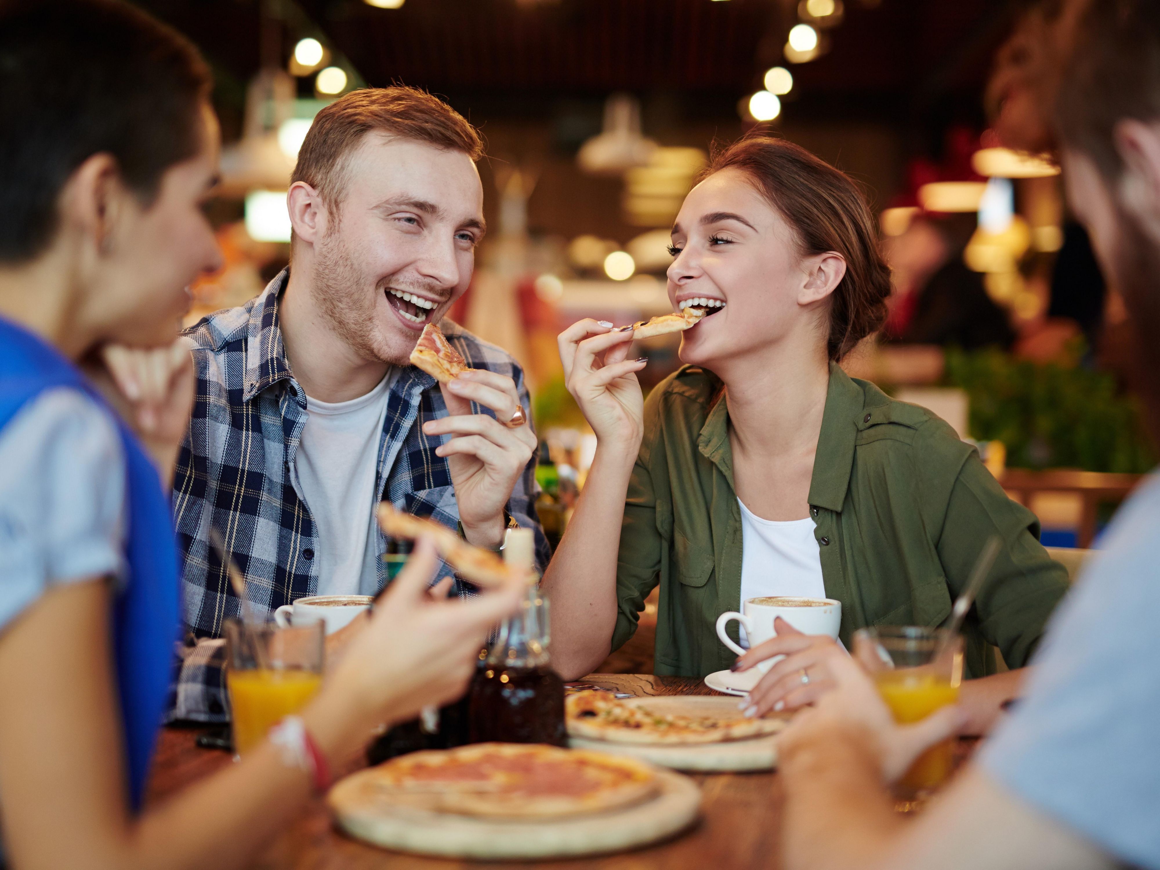 Our small snack menu is perfect for a quick bite, with chicken wings and pizzas. Selected items available around the clock. Order at the bar.